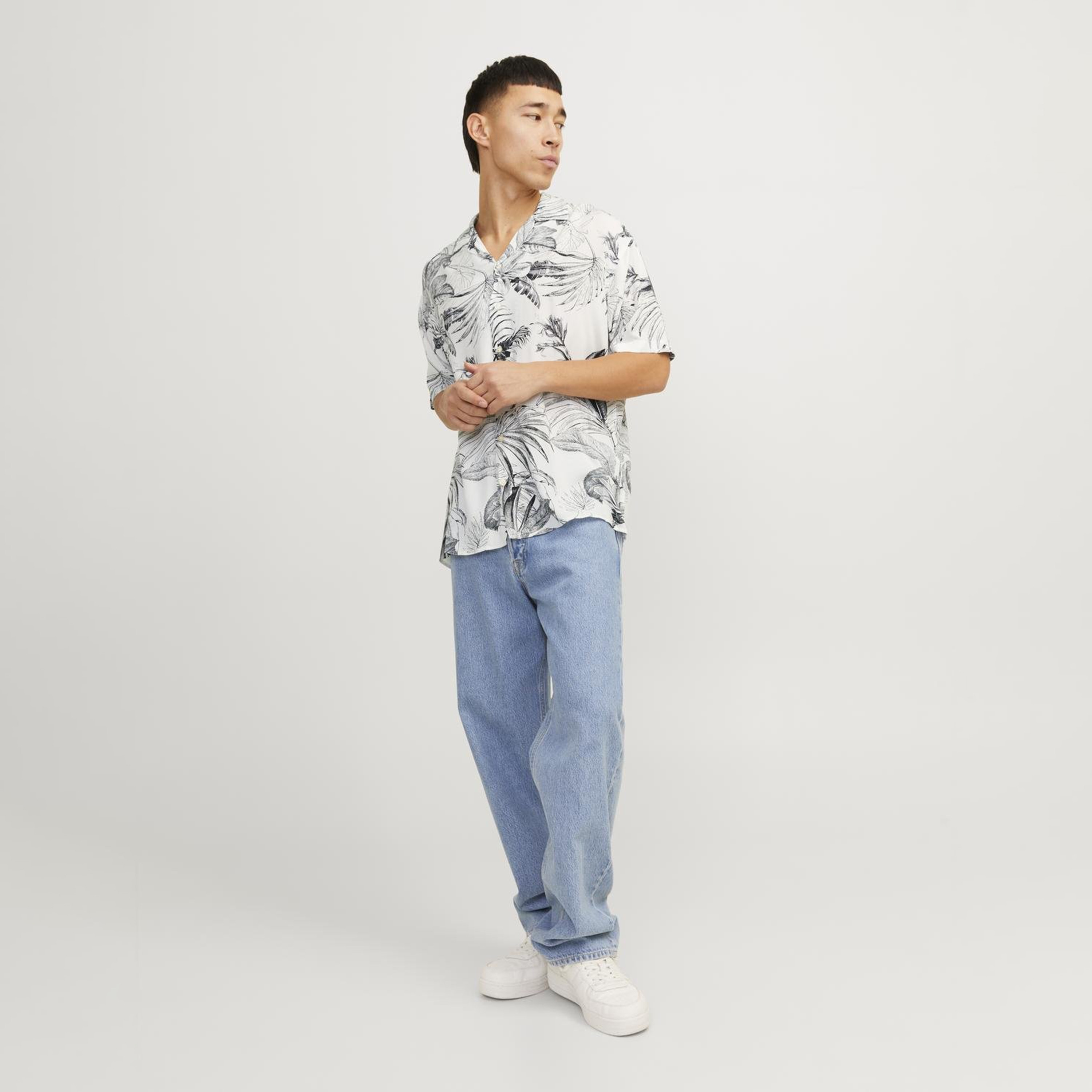 Jack & Jones Printed Resort Collar Short Sleeves Shirt-men-clothing-shirts-image-10