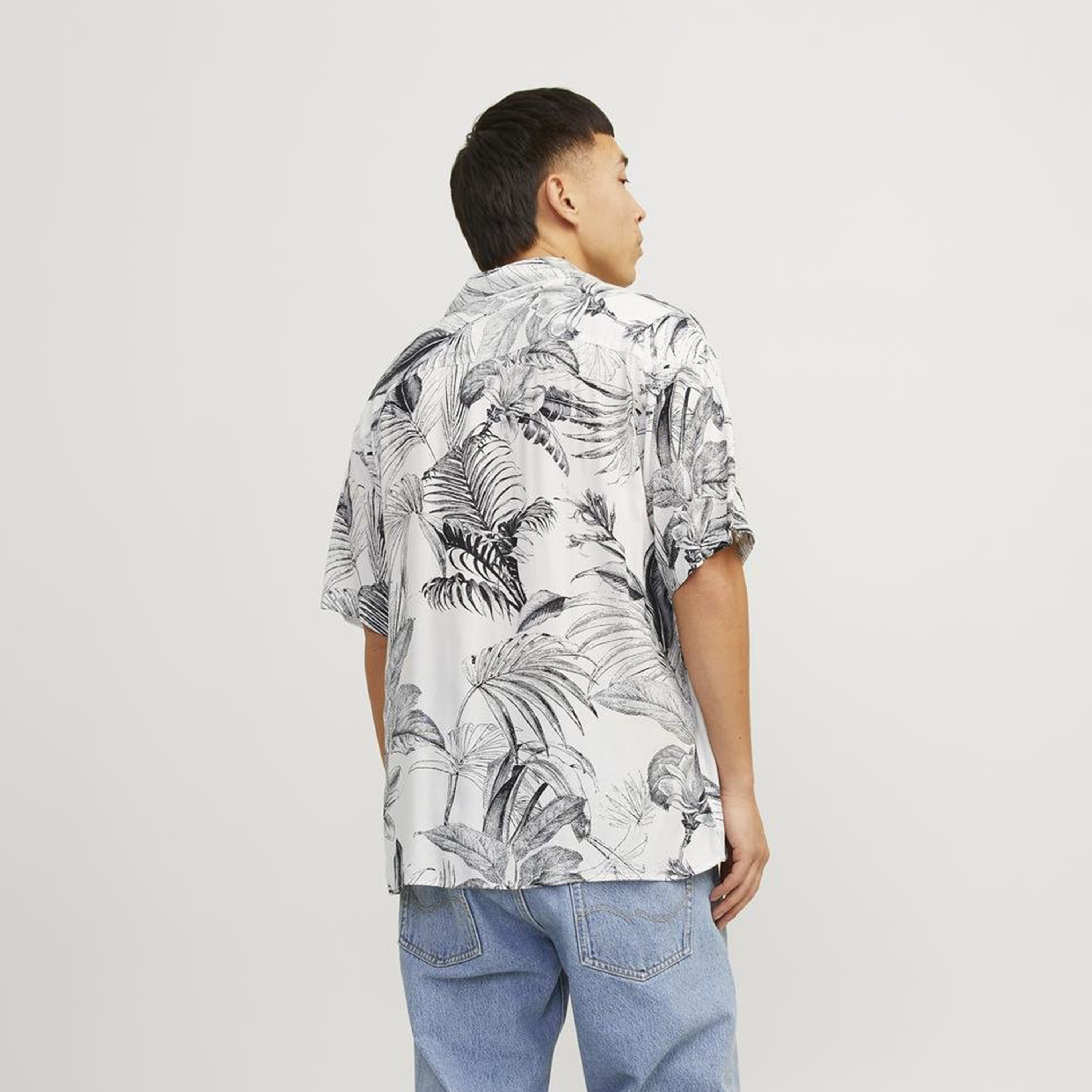 Jack & Jones Printed Resort Collar Short Sleeves Shirt-men-clothing-shirts-image-12