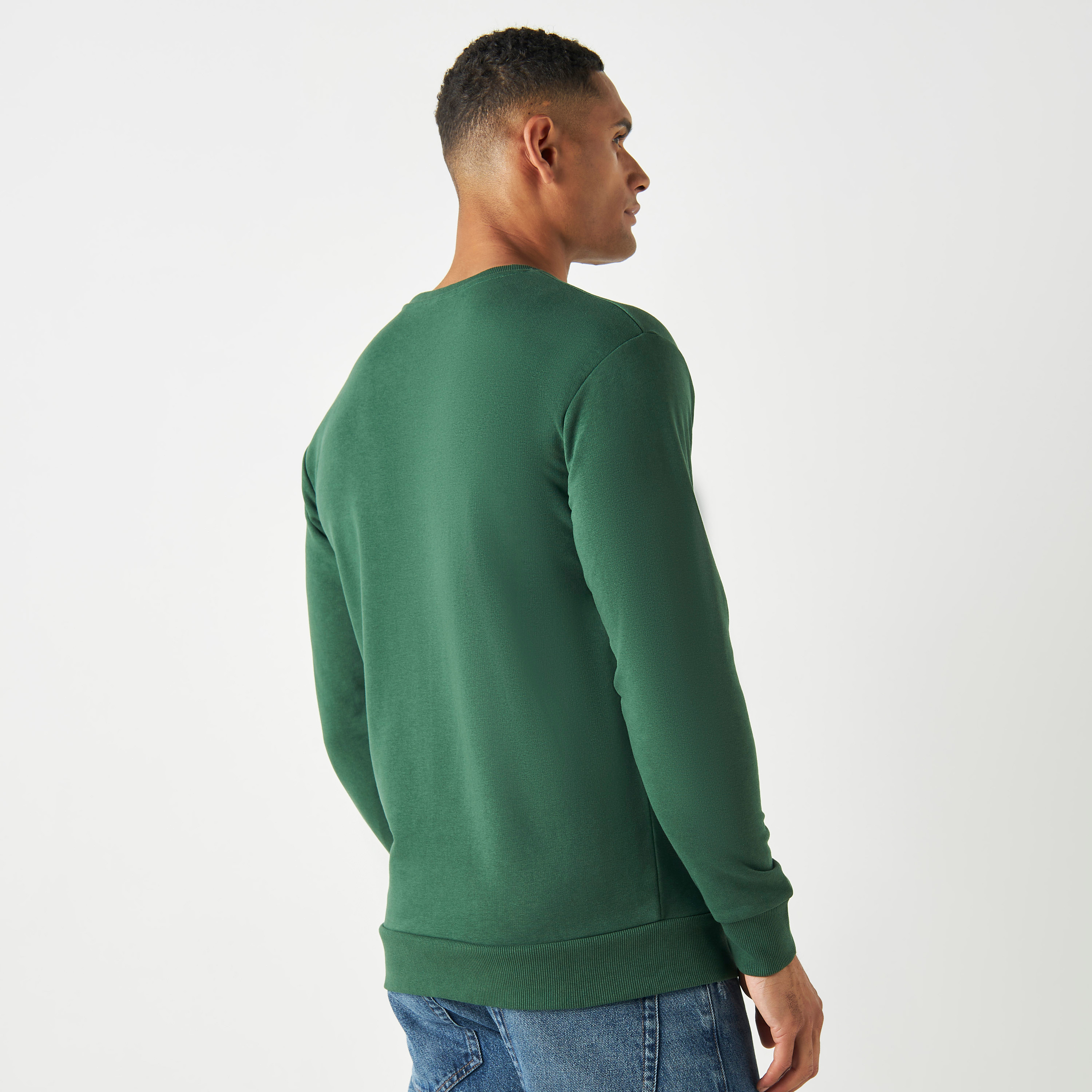Jack & Jones Printed Crew Neck Sweatshirt-men-winterwear-hoodiesandsweatshirts-image-3