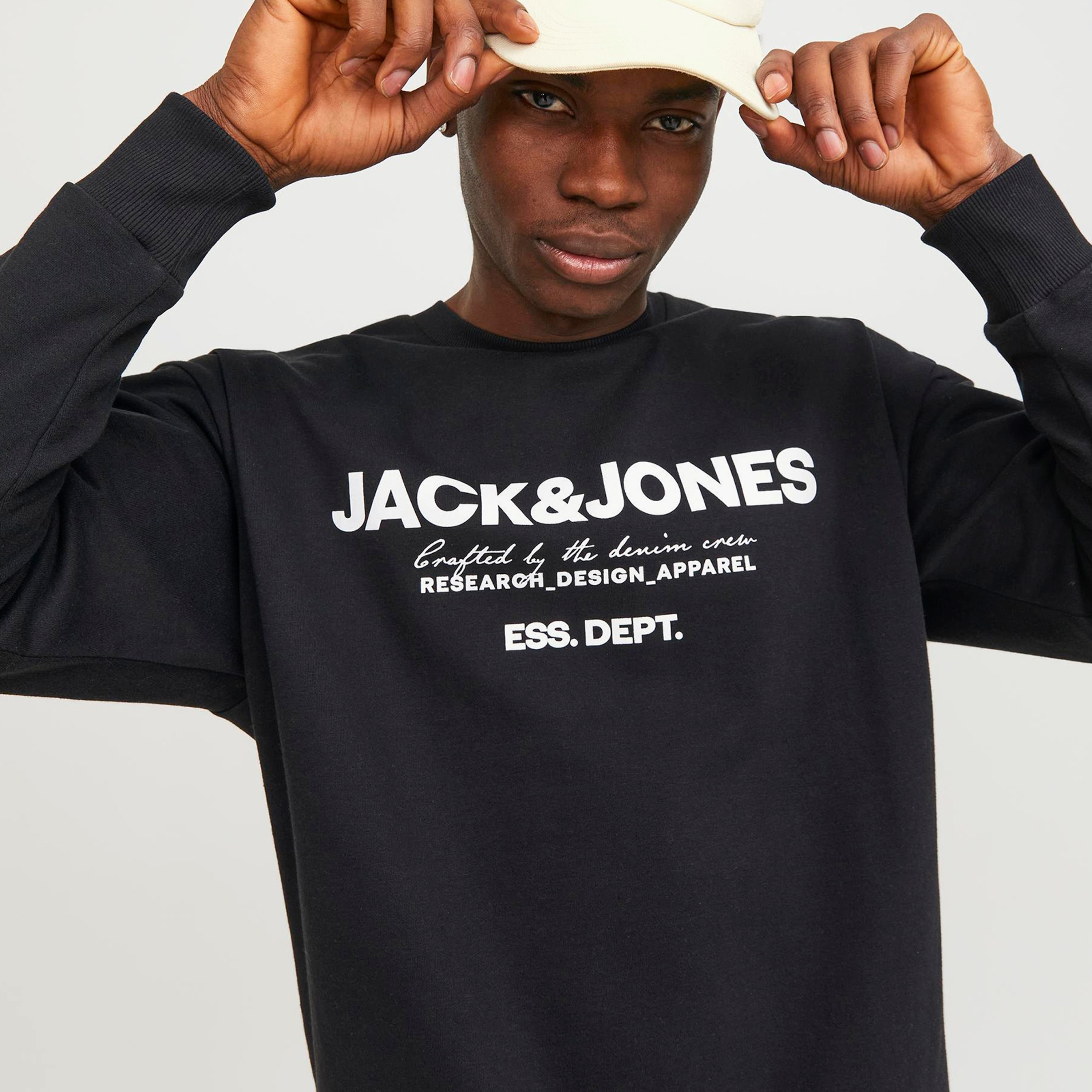 Jack & Jones Logo Crew Neck Long Sleeves Sweatshirt-men-winterwear-hoodiesandsweatshirts-image-7