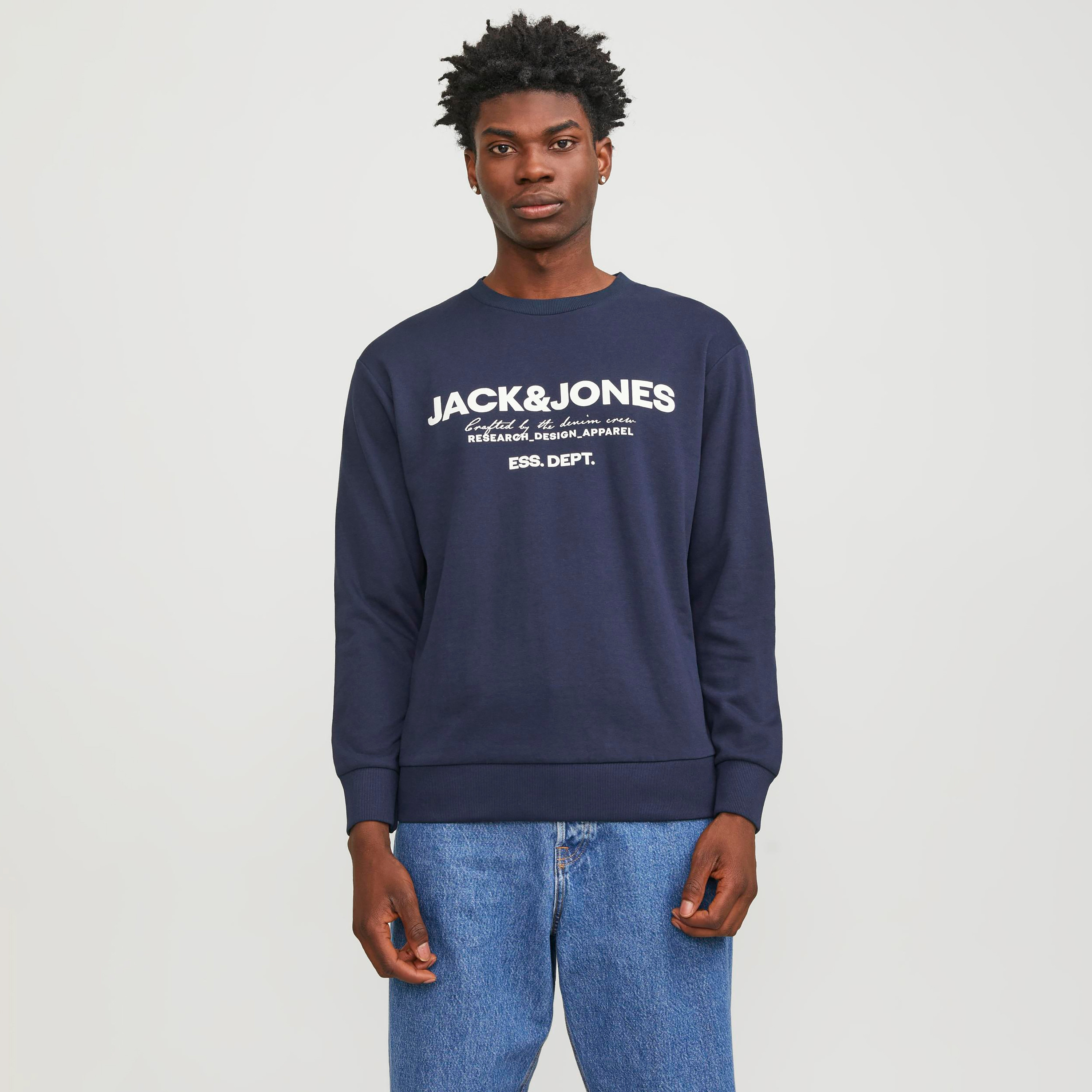 Jack & Jones Logo Crew Neck Long Sleeves Sweatshirt-men-winterwear-hoodiesandsweatshirts-image-9