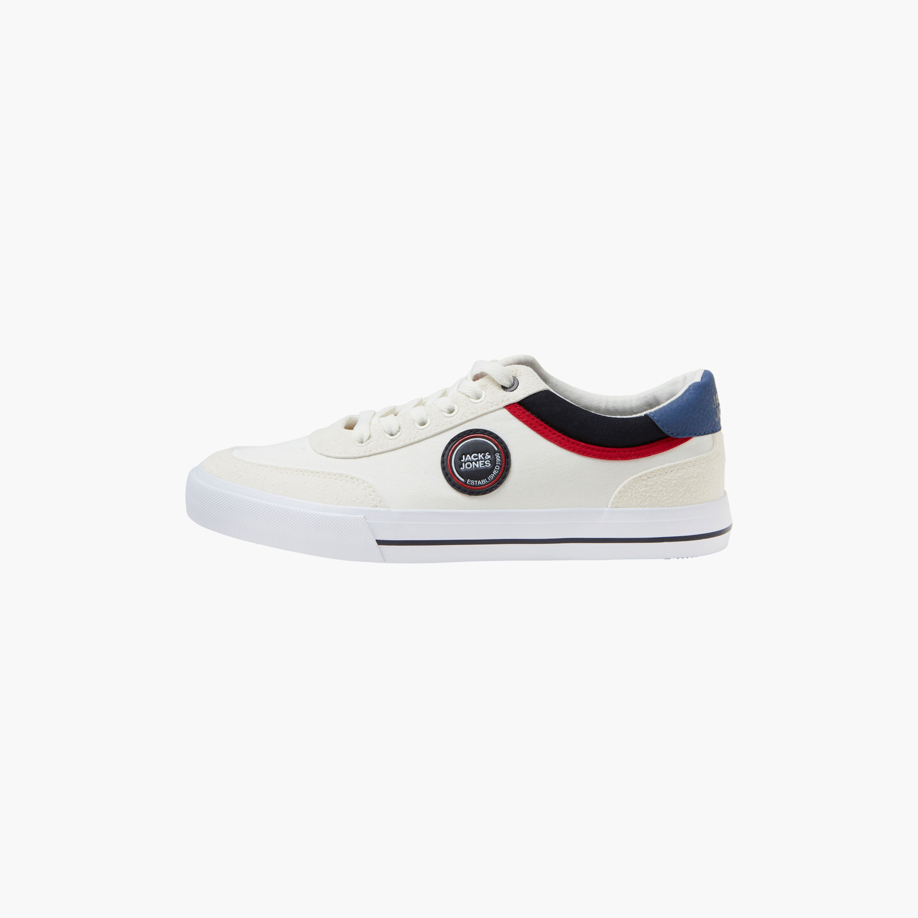 سنيكرز دو قماشي من جاك آند جونز للرجال مع رباط برقبة منخفضة-men-shoes-sneakers-image-10
