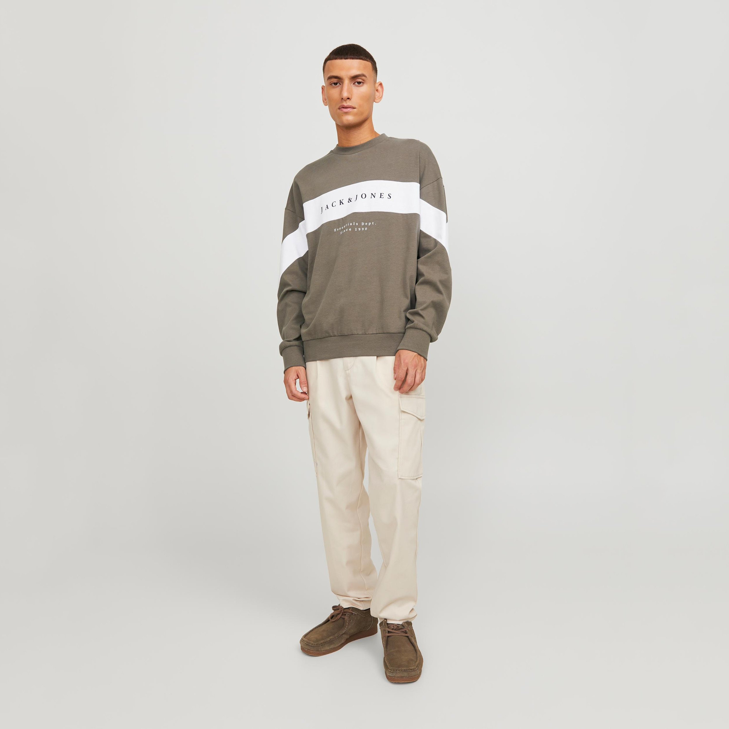 Jack & Jones Logo Print Crew Neck Sweatshirt-men-winterwear-hoodiesandsweatshirts-image-6