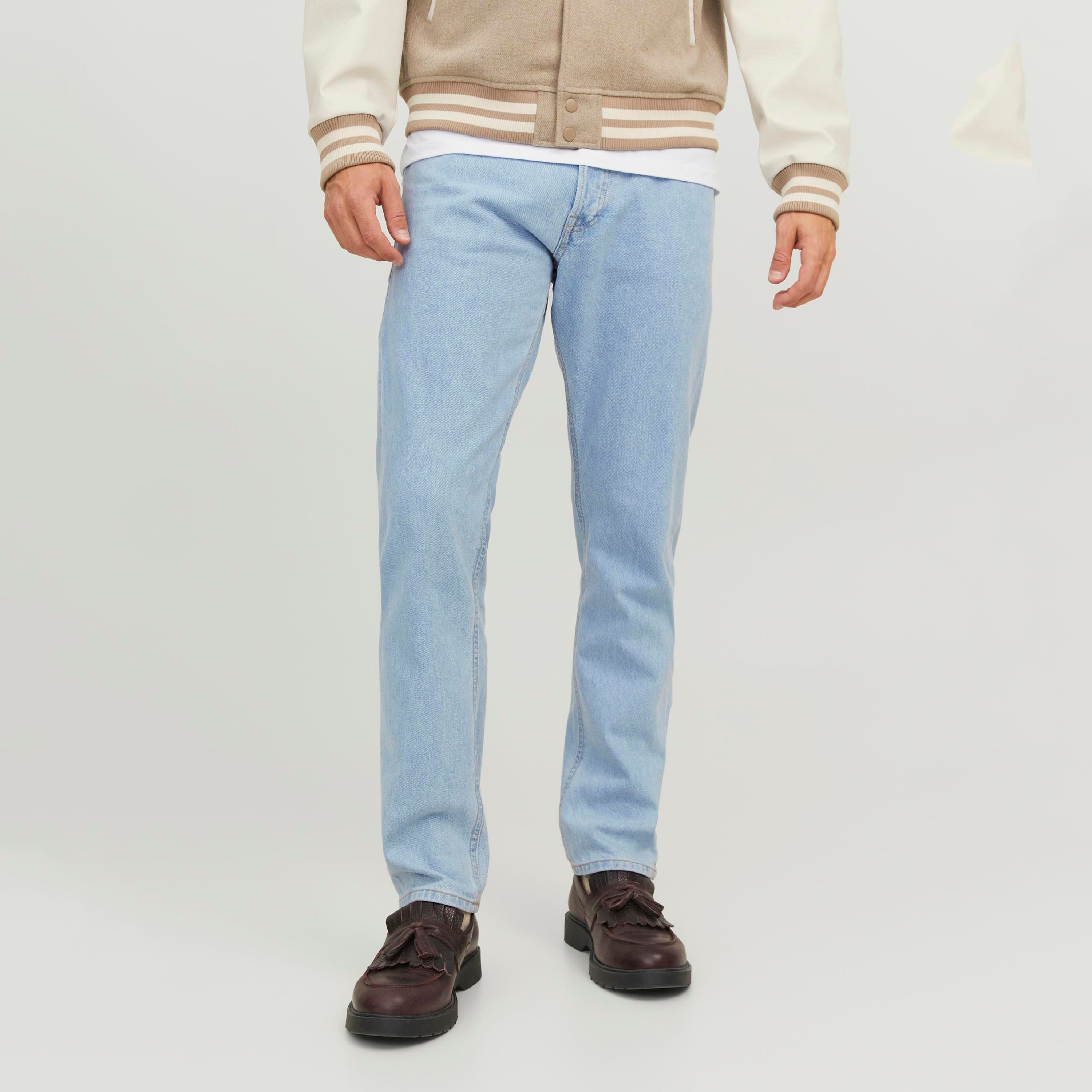 Jack & Jones Blue Loose Fit High-Rise Classic Five-Pocket Jeans-men-clothing-bottoms-jeans-image-1