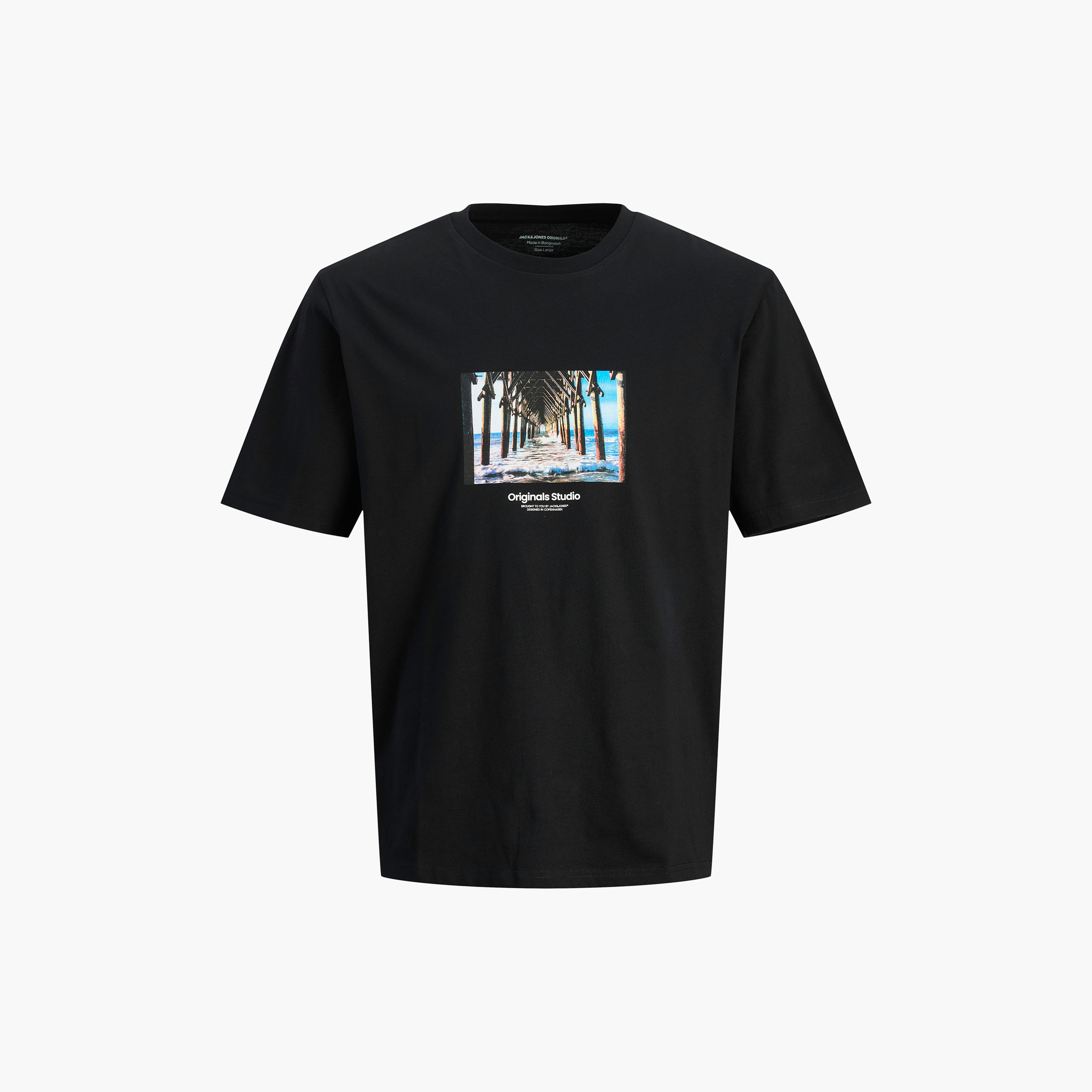 Jack & Jones Graphic Crew Neck Short Sleeves Men's T-Shirt-men-clothing-tshirtsandpolos-tshirts-image-7