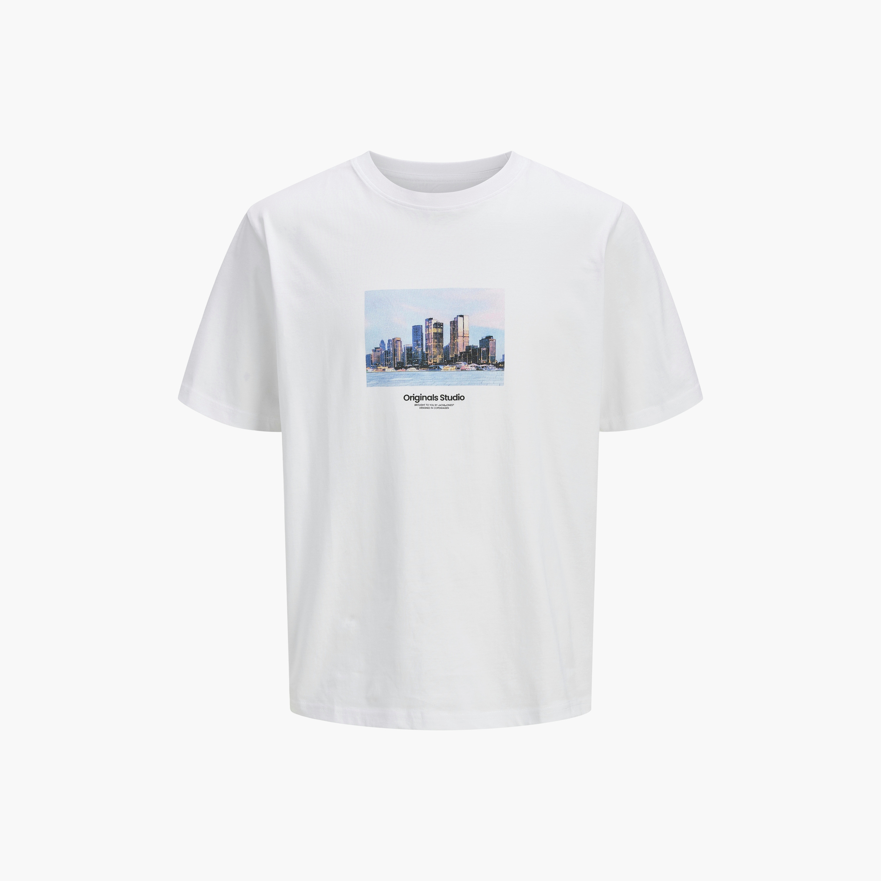 تي شيرت رجالي بأكمام قصيرة ورقبة دائرية ورسومات جرافيكية من جاك اند جونز-men-clothing-tshirtsandpolos-tshirts-image-14
