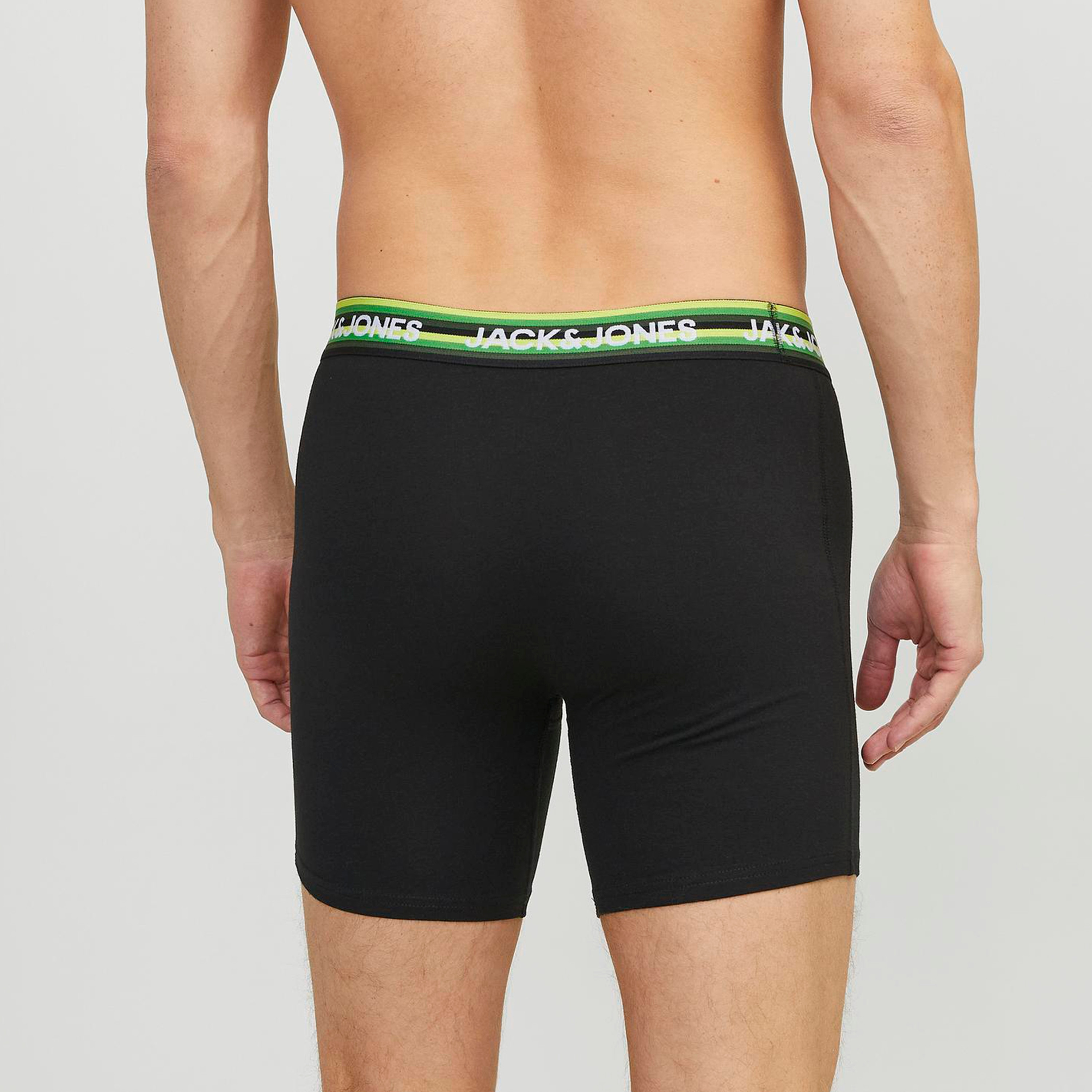 Jack & Jones Pack of 3 Multicolour Branding Elasticated Briefs-men-clothing-innerwear-underwear-image-5