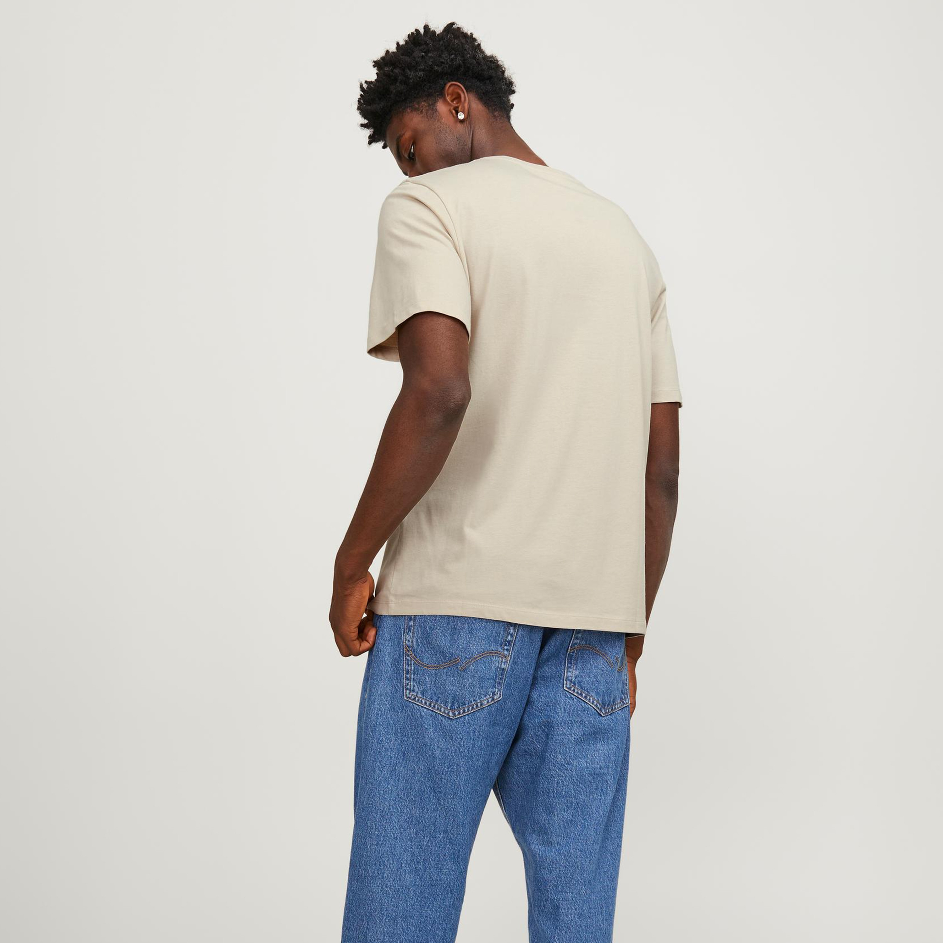 Jack & Jones Logo Print Crew Neck Short Sleeves T-Shirt-men-clothing-tshirtsandpolos-tshirts-image-4