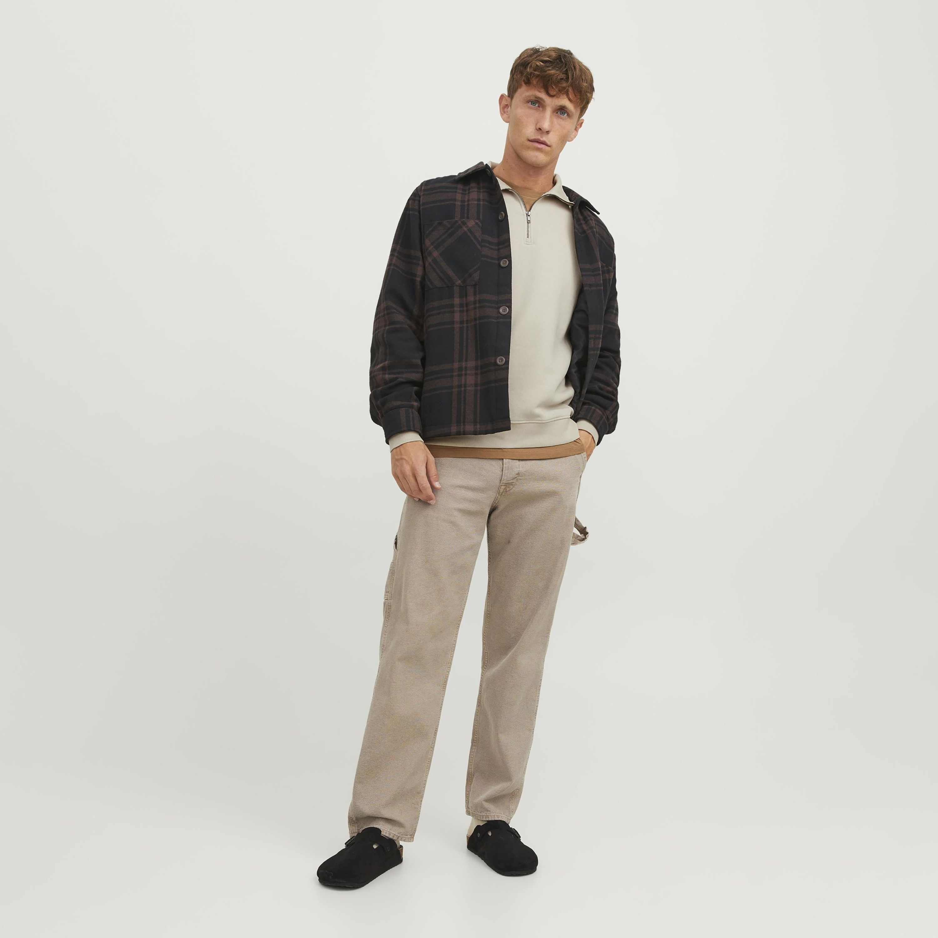 Jack & Jones Plain High Neck Long Sleeves Men's Sweatshirt-men-clothing-hoodiesandsweatshirts-image-2