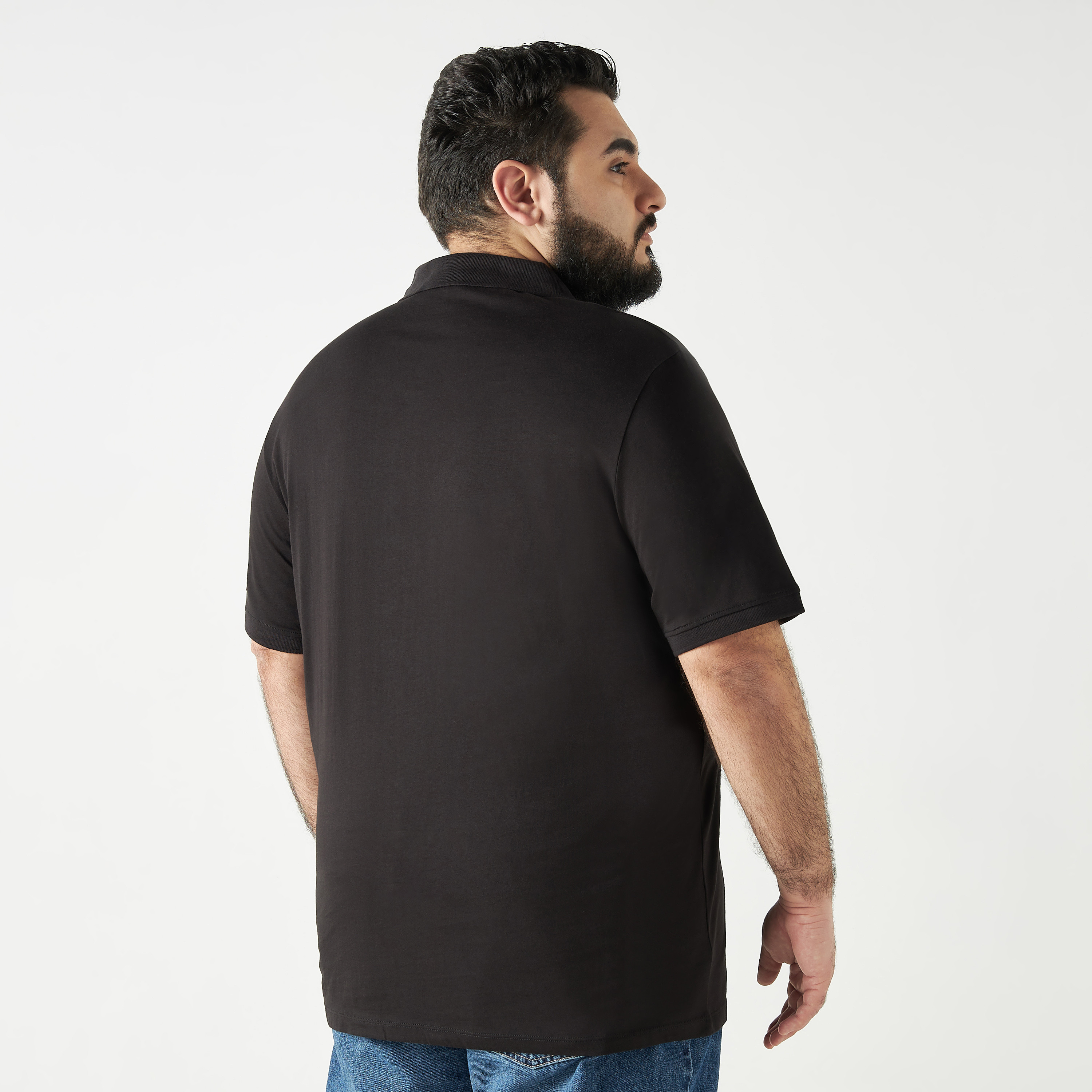 Jack & Jones Plus Size Logo Collared Short Sleeves Polo T-Shirt-men-clothing-tshirtsandpolos-polos-image-3