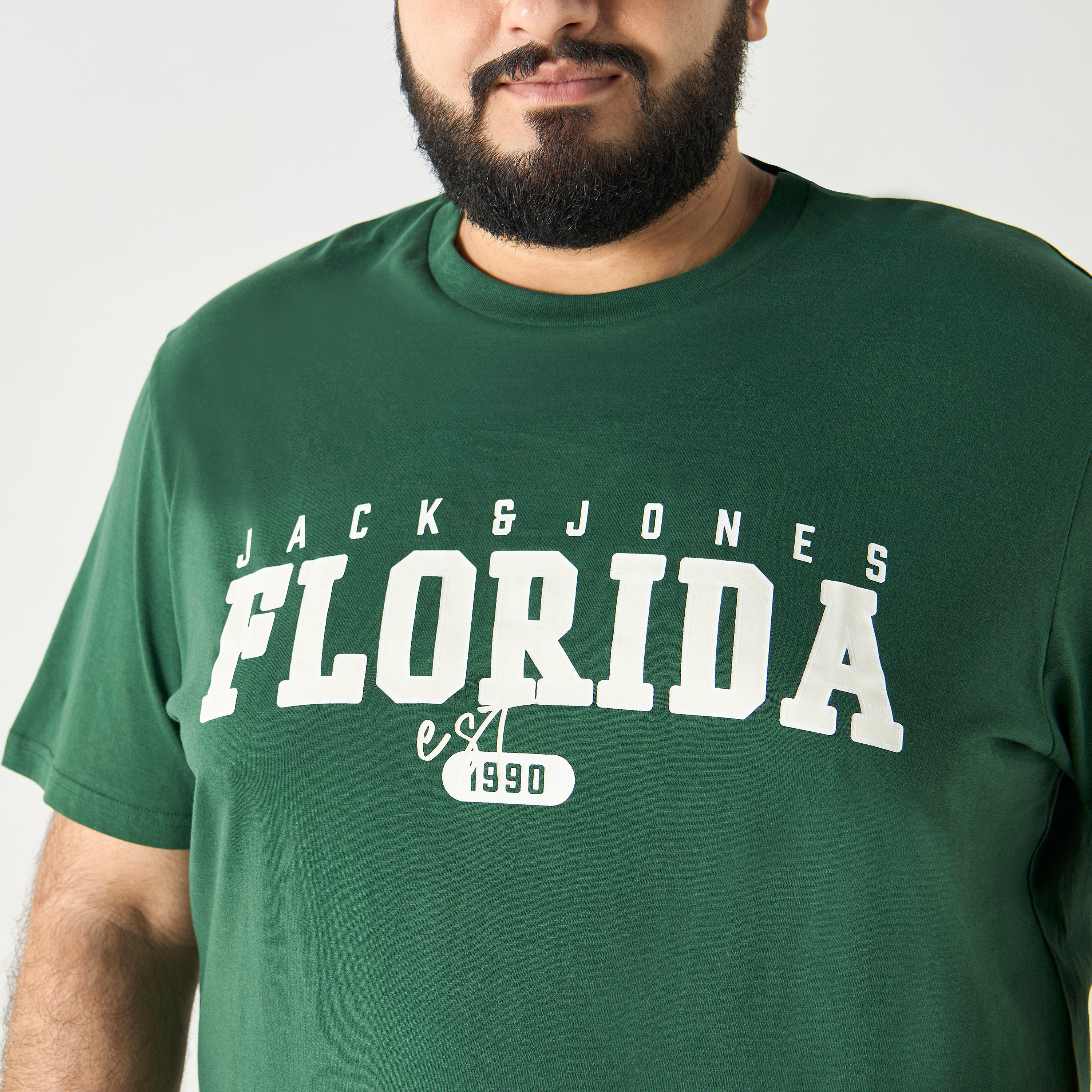 Jack & Jones Plus Size Printed Crew Neck Short Sleeves T-Shirt-men-clothing-tshirtsandpolos-tshirts-image-4