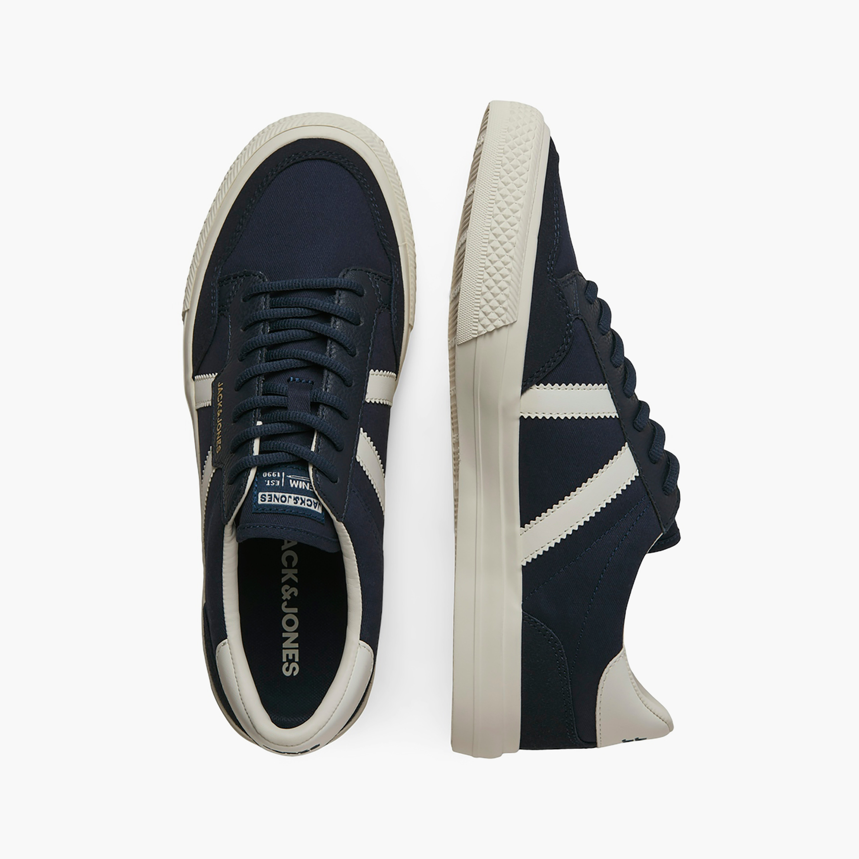 Jack & Jones Men's Low Top Canvas Lace-Up Sneakers | 12251152-CP_BESTPRICE_EXCLUSION-image-3