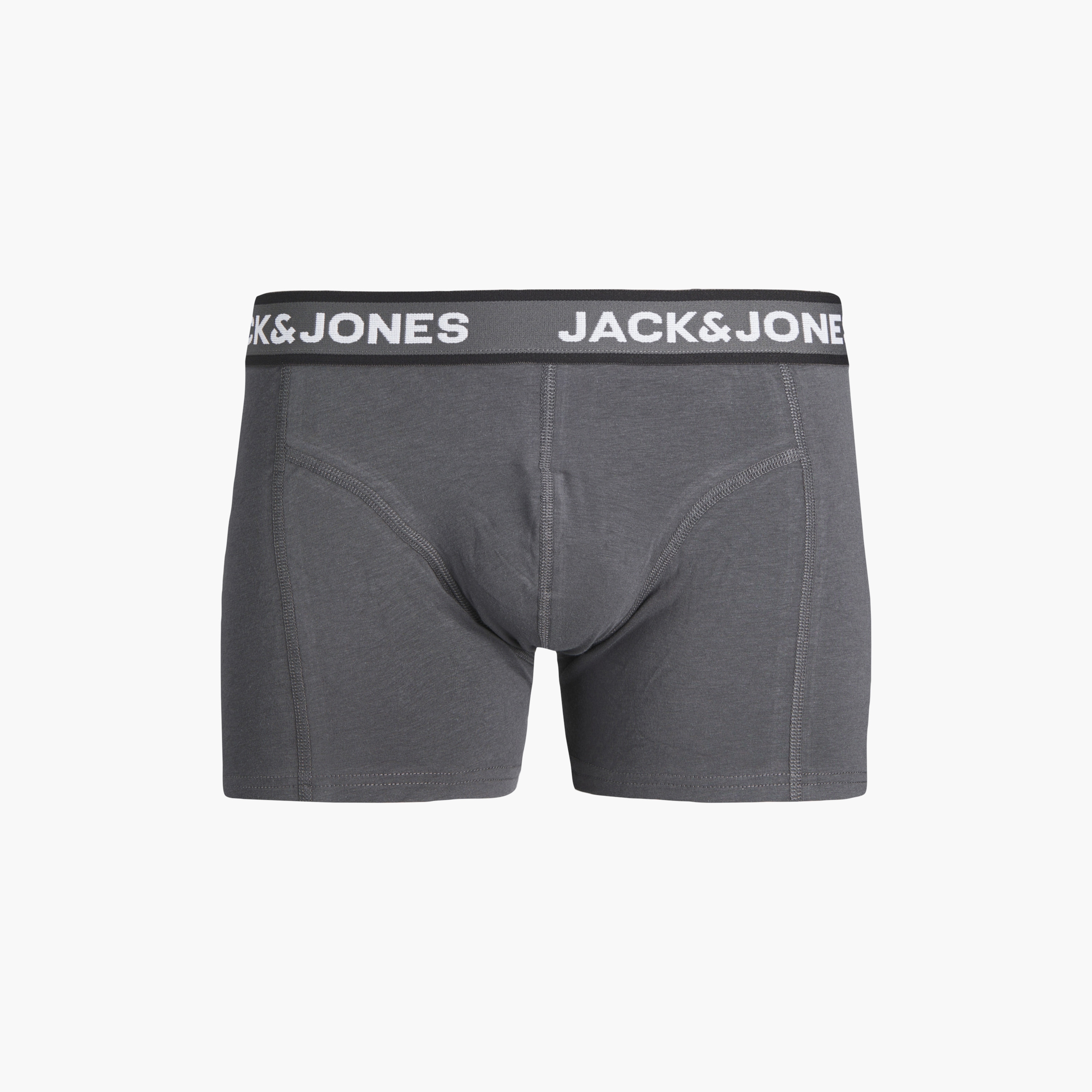 مجموعة جاك آند جونز مكونة من 5 ترنكس سادة مع حزام خصر مطبوع عليه العلامة التجارية-men-clothing-innerwear-underwear-image-6