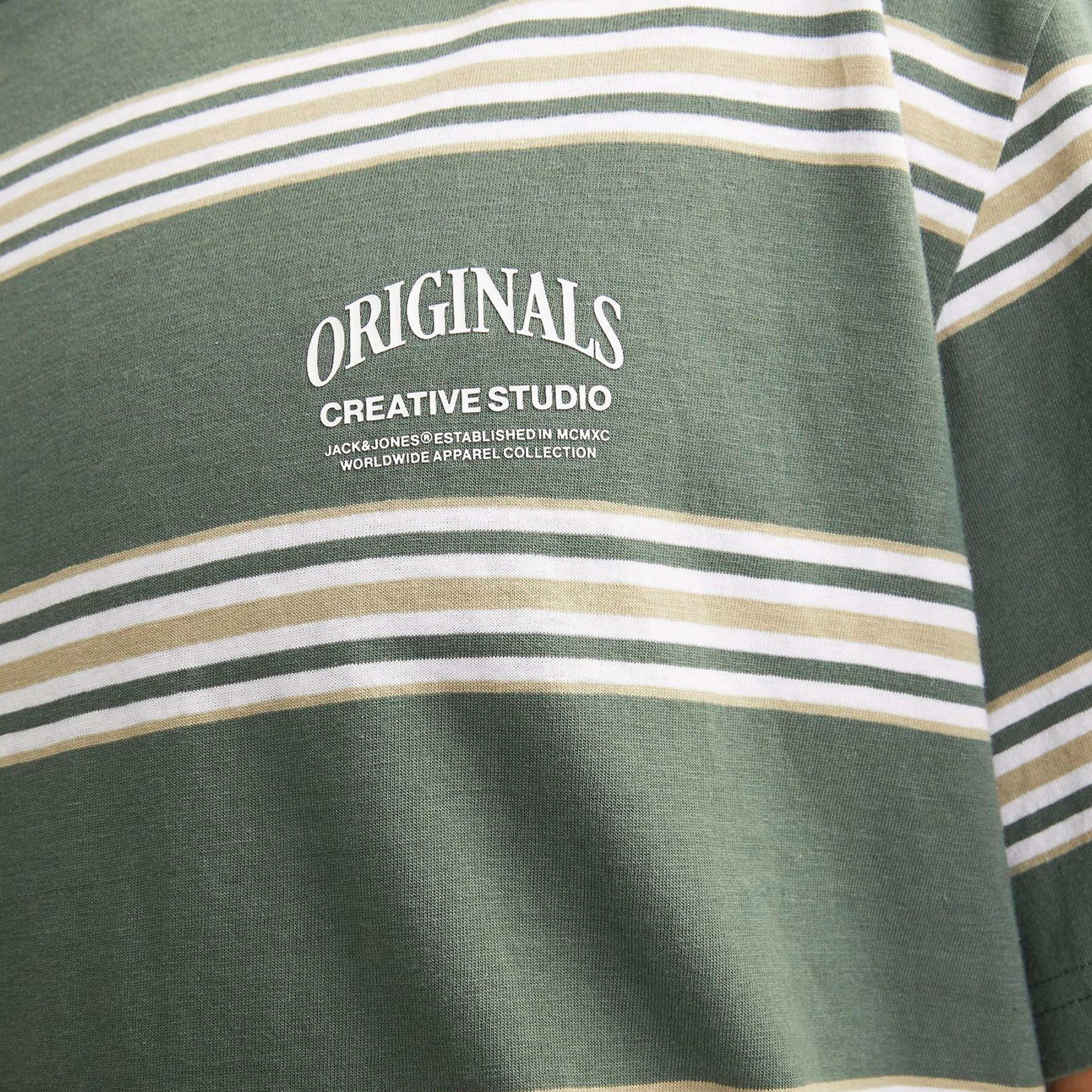 تي شيرت من جاك آند جونز مع مخطط بأكمام قصيرة و ياقة مستديرة-men-clothing-tshirtsandpolos-tshirts-image-7