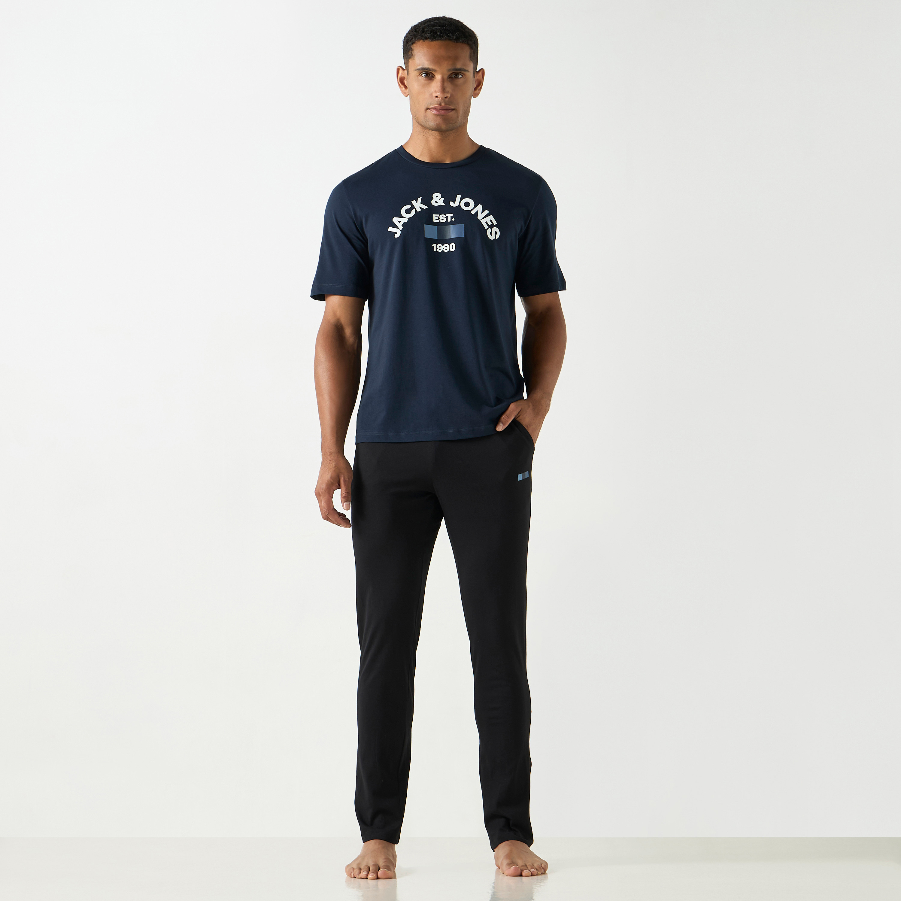 Jack & Jones Plain Mid Waist Lounge Pyjama-men-clothing-nightwear-pyjamaandshorts-image-2