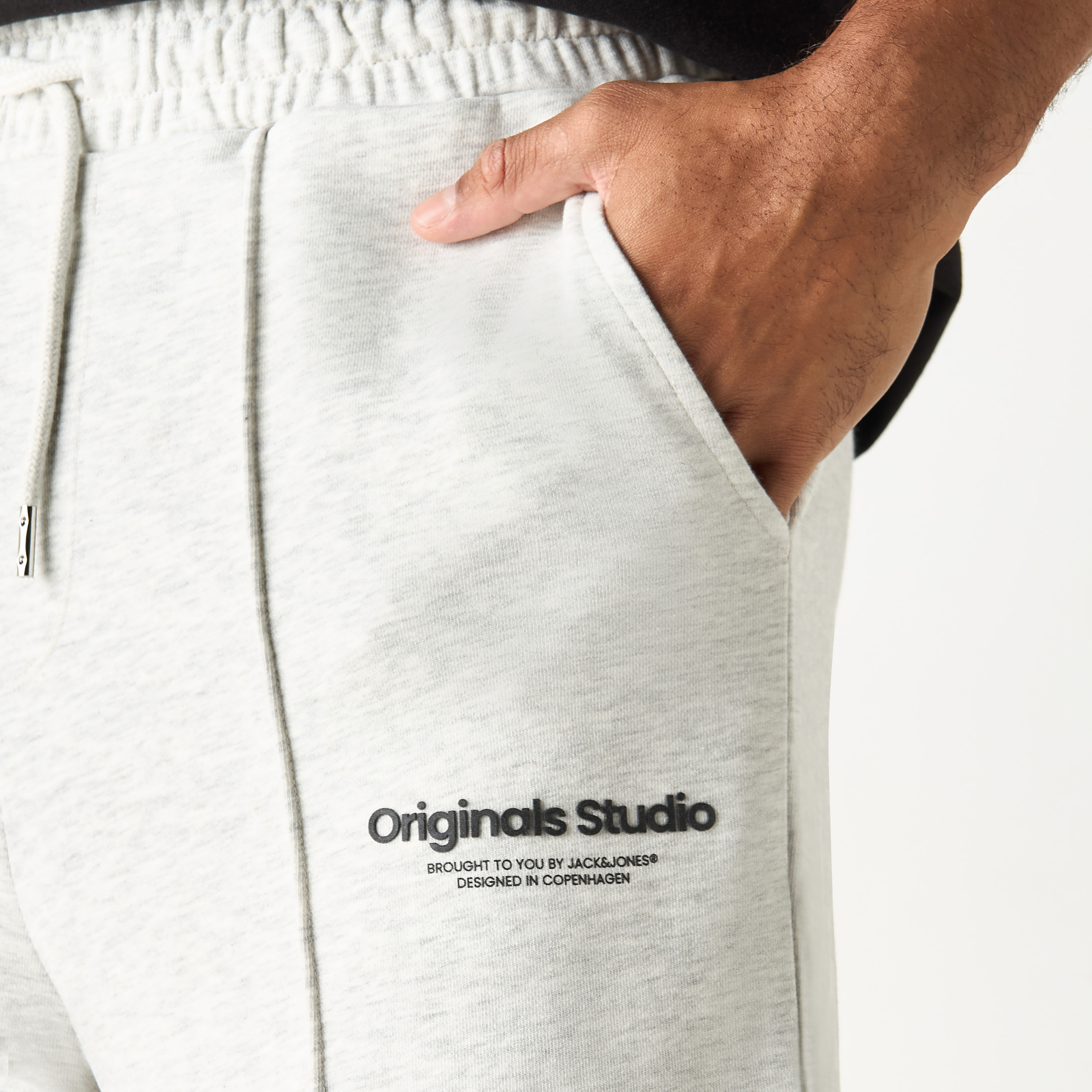 Jack & Jones Plain Mid-Rise Drawstring Waistband Shorts-men-clothing-bottoms-shorts-image-16
