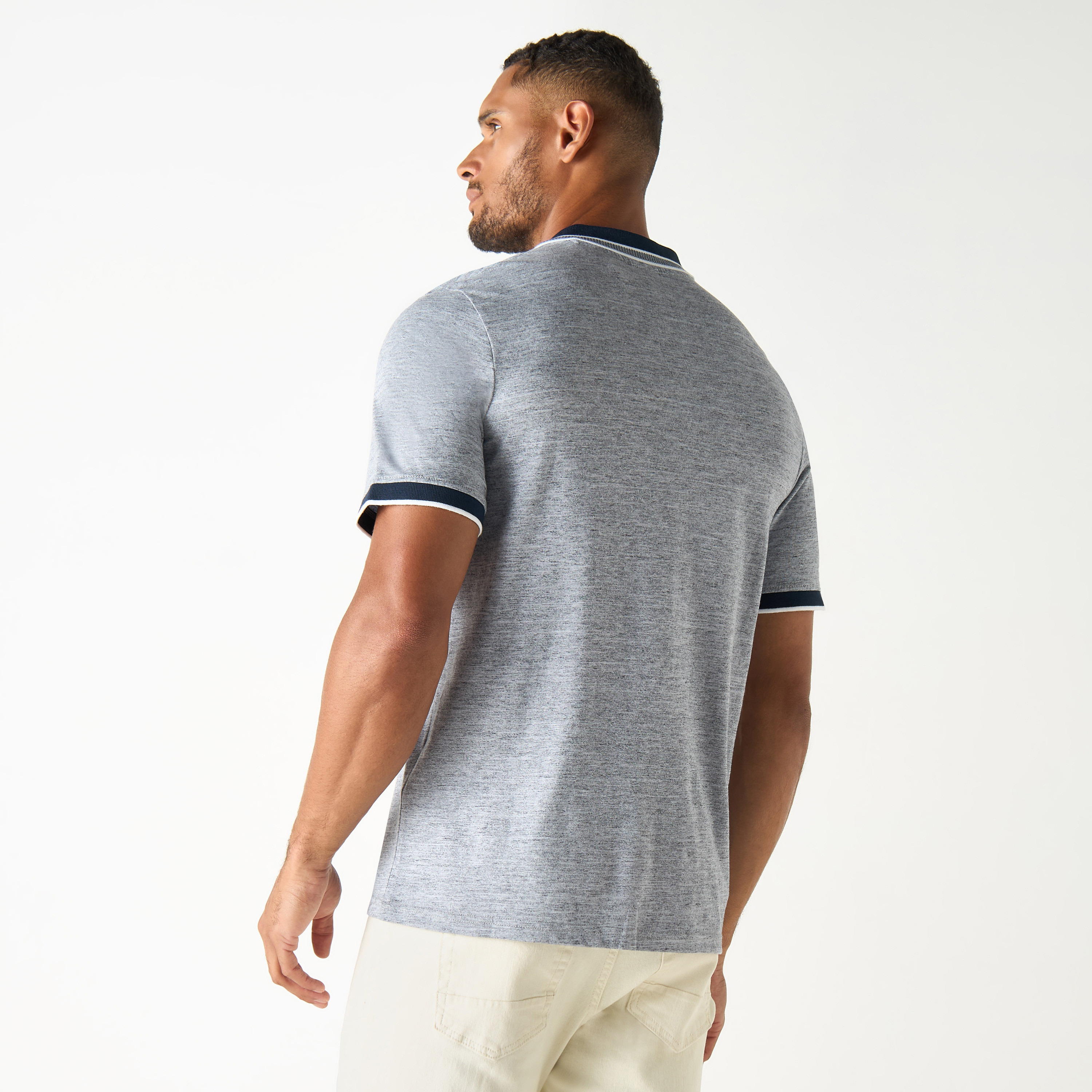 Jack & Jones Plain Collared Short Sleeves Polo T-Shirt-men-clothing-tshirtsandpolos-polos-image-3