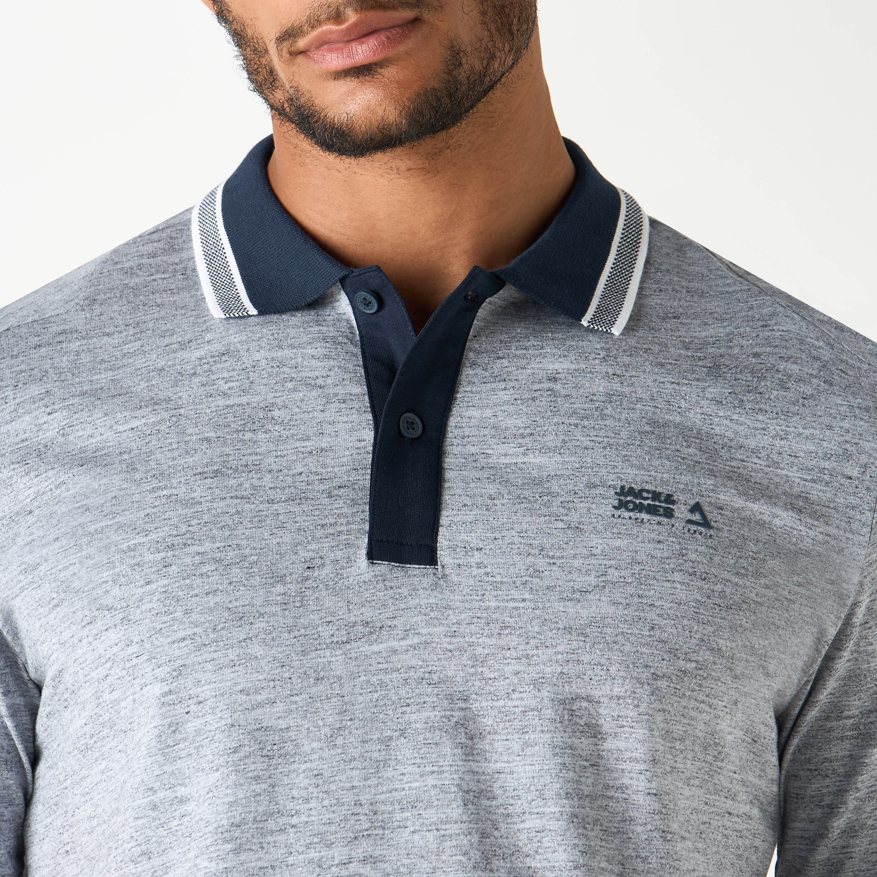 Jack & Jones Plain Collared Short Sleeves Polo T-Shirt-men-clothing-tshirtsandpolos-polos-image-4