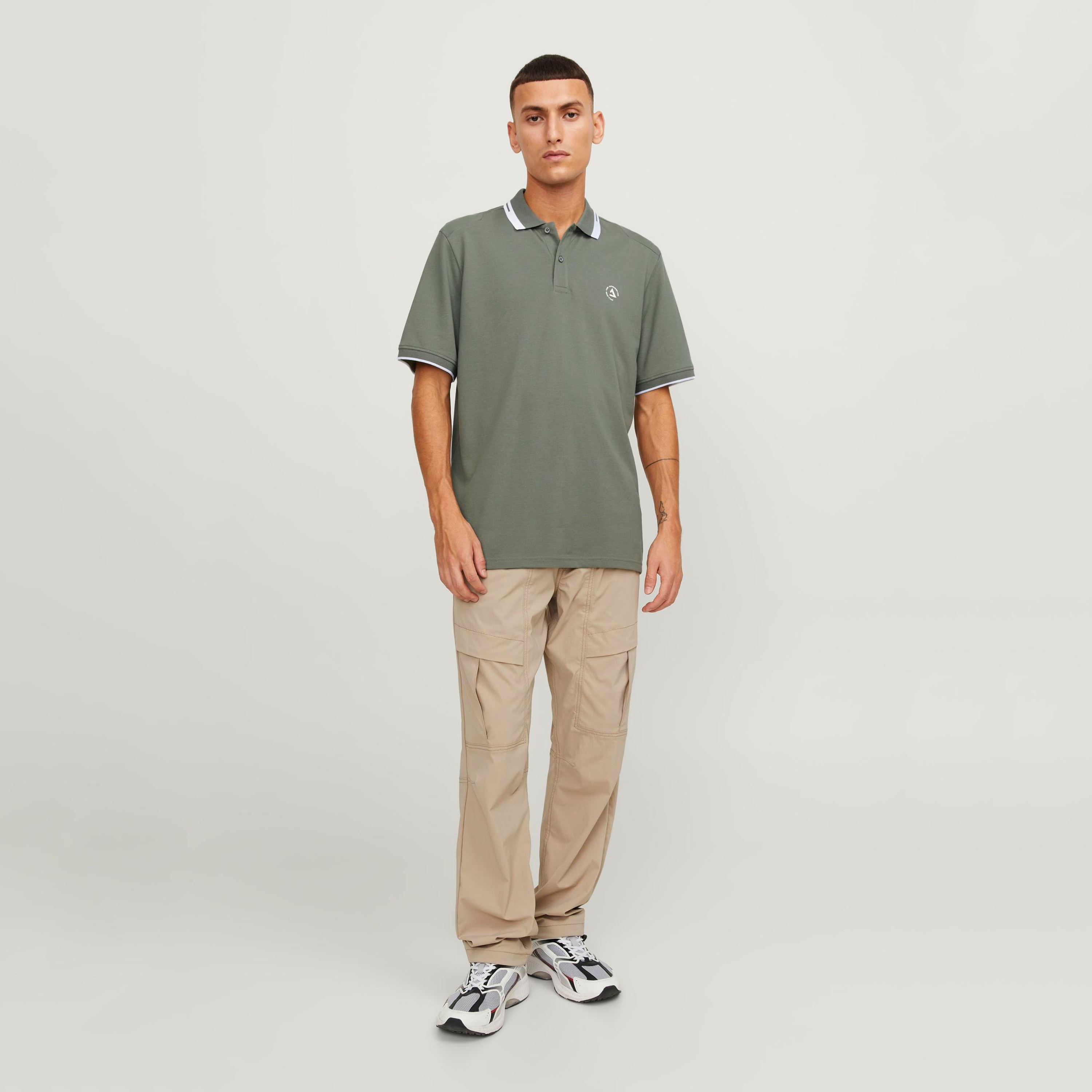 Jack & Jones Plain Collared Short Sleeves Polo T-Shirt-men-clothing-tshirtsandpolos-polos-image-2