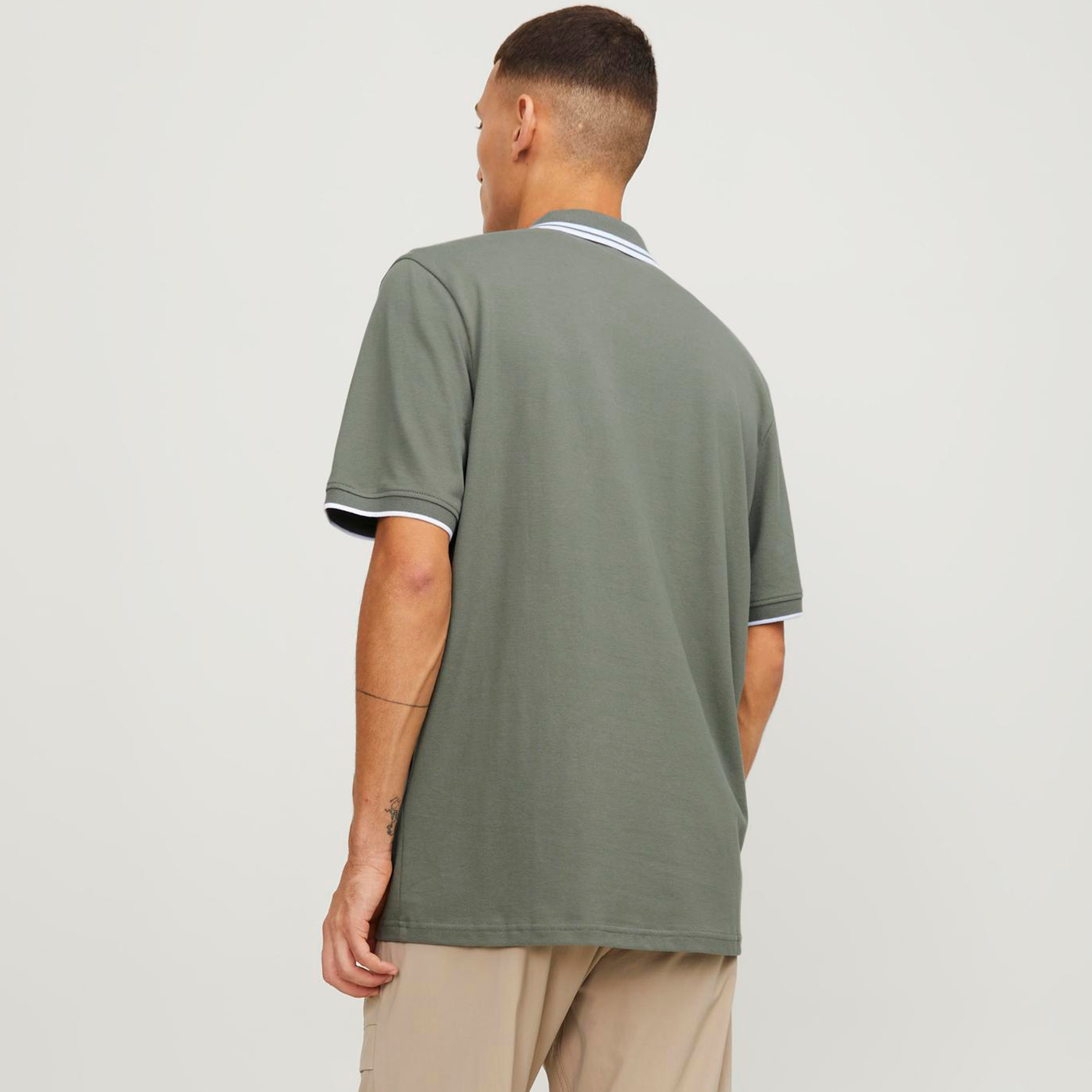 Jack & Jones Plain Collared Short Sleeves Polo T-Shirt-men-clothing-tshirtsandpolos-polos-image-4