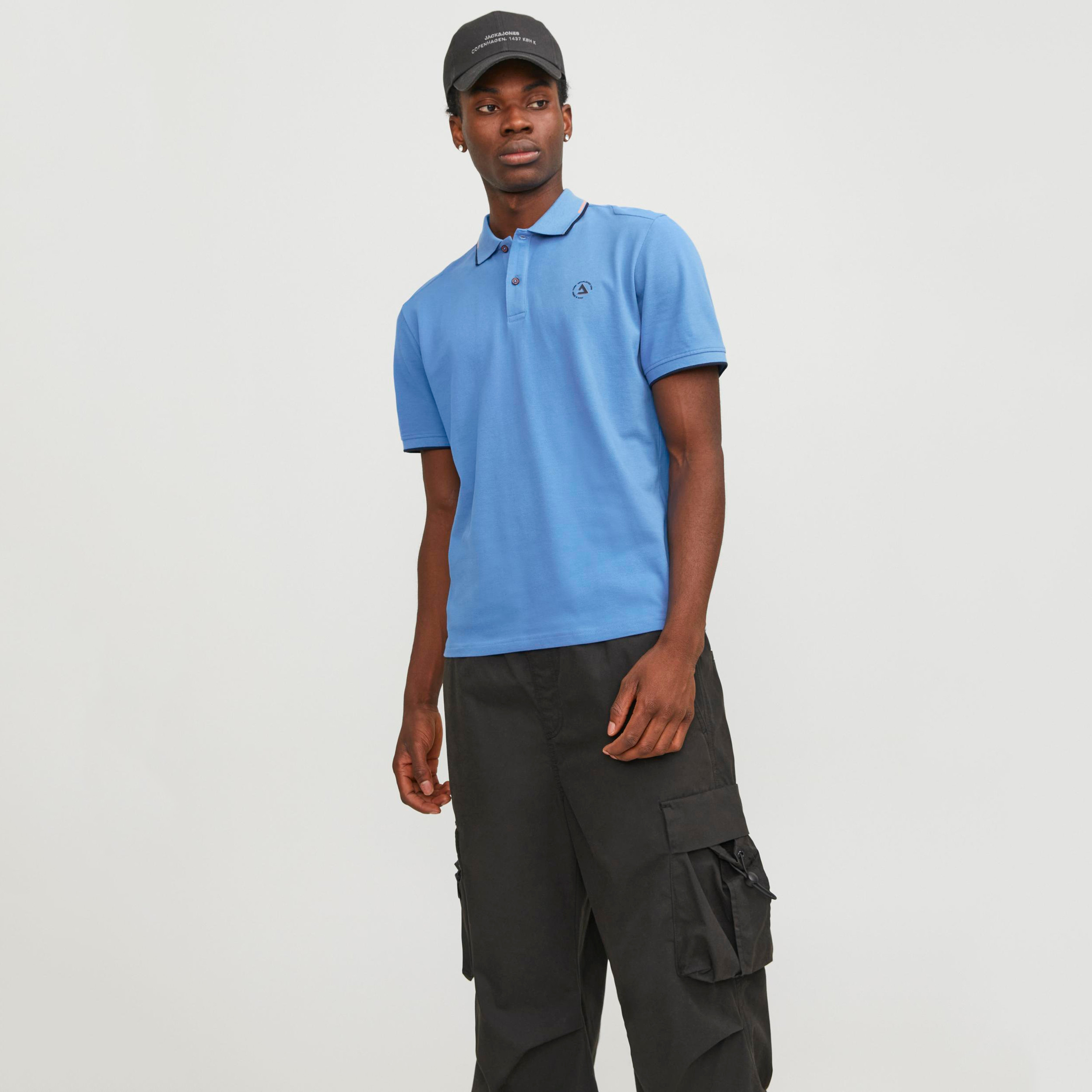 تيشيرت بولو بأكمام قصيرة وياقة سادة من جاك آند جونز-men-clothing-tshirtsandpolos-polos-image-9
