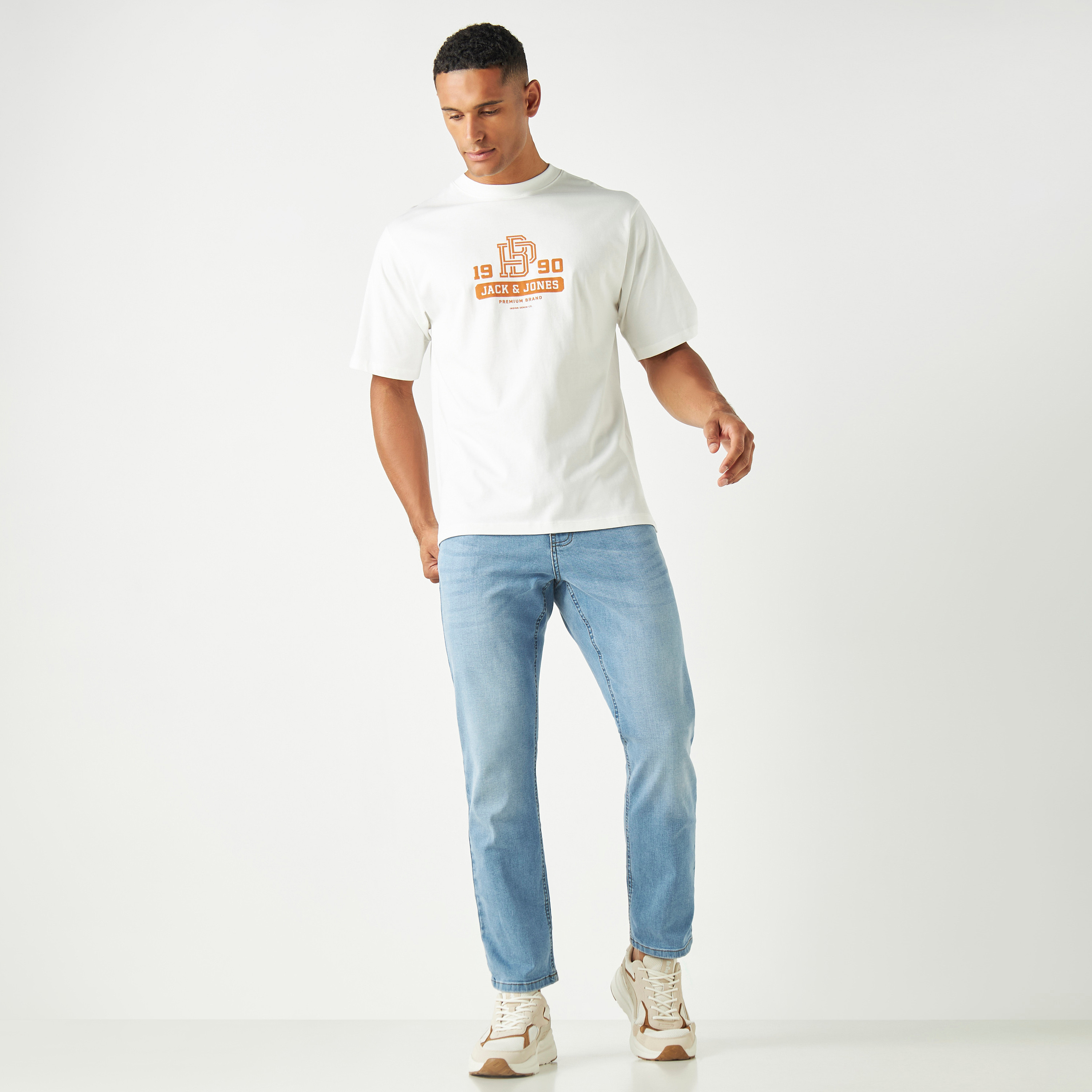 Jack & Jones Embroidered Crew Neck Short Sleeves T-Shirt-men-clothing-tshirtsandpolos-tshirts-image-2