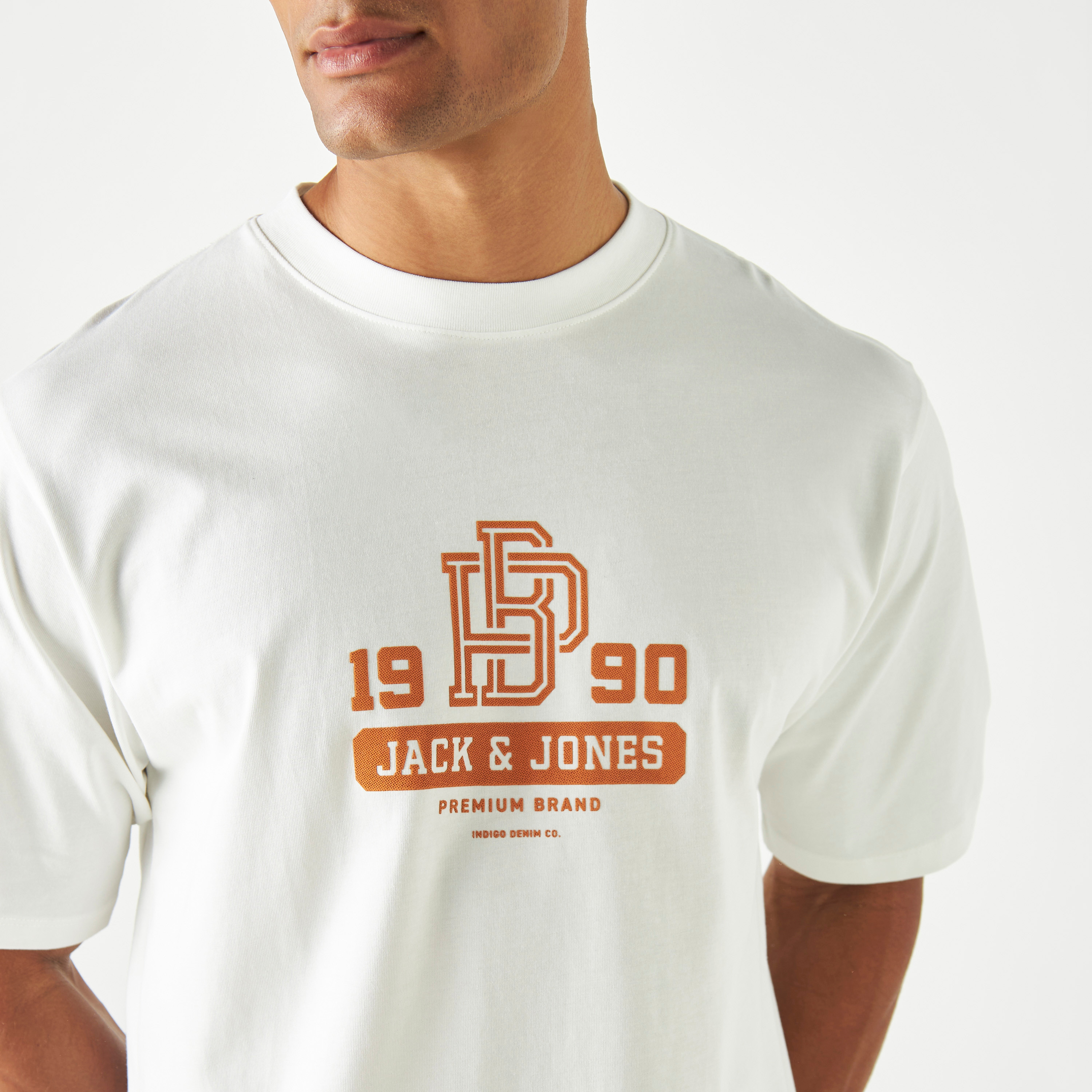 Jack & Jones Embroidered Crew Neck Short Sleeves T-Shirt-men-clothing-tshirtsandpolos-tshirts-image-4