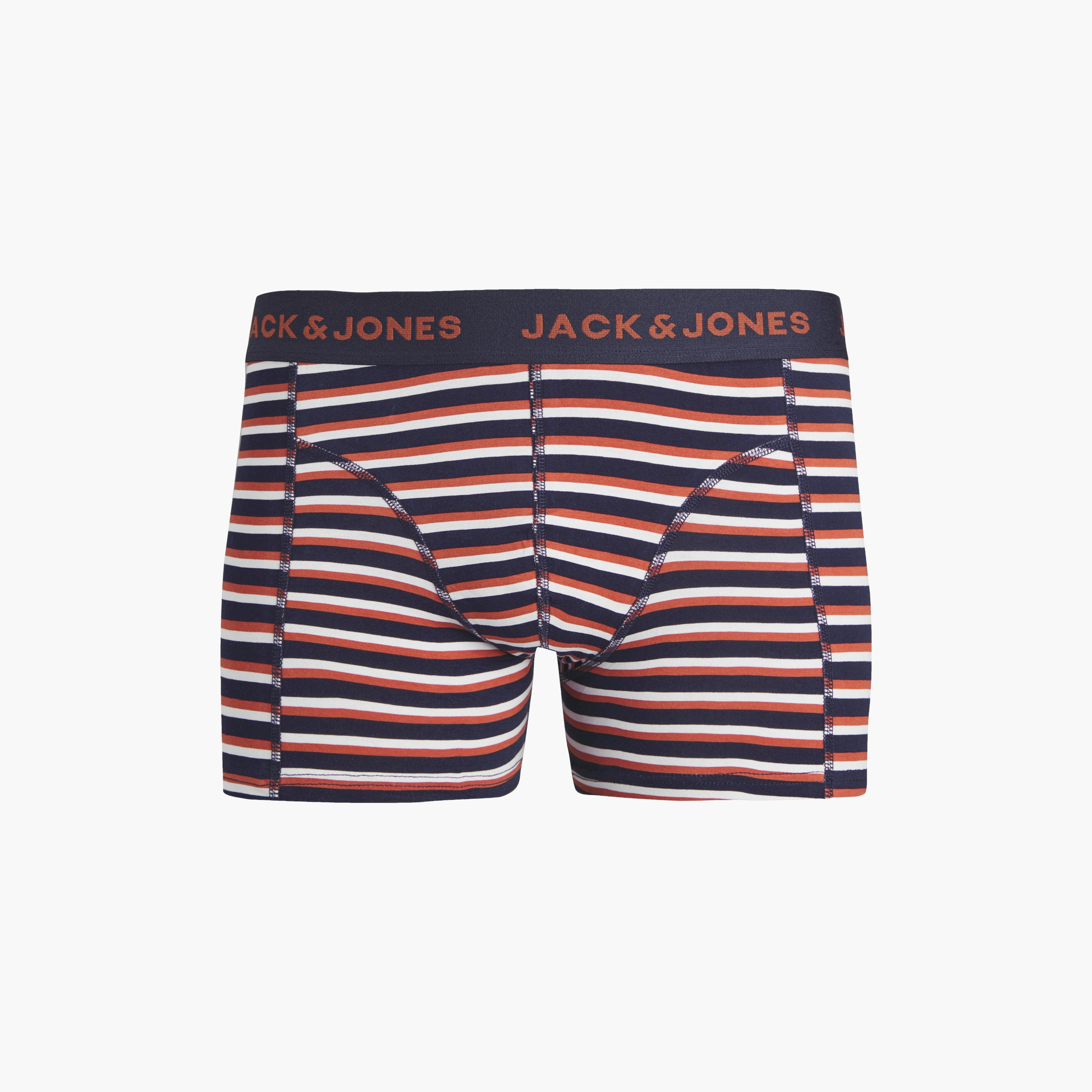 Jack & Jones Pack of 3 Multicolour Branding Elasticated Trunks-men-clothing-innerwear-underwear-image-5