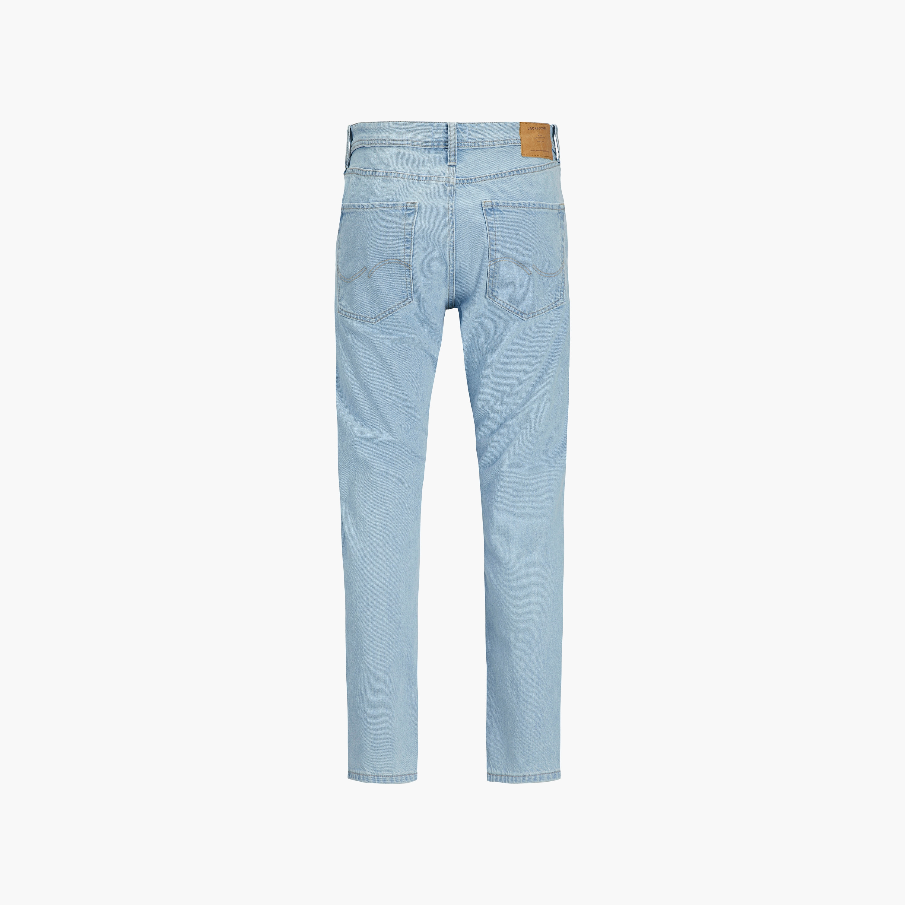 بنطلون جينز رجالي فضفاض بخمسة جيوب ومتوسط الارتفاع من جاك أند جونز-men-clothing-bottoms-jeans-image-8