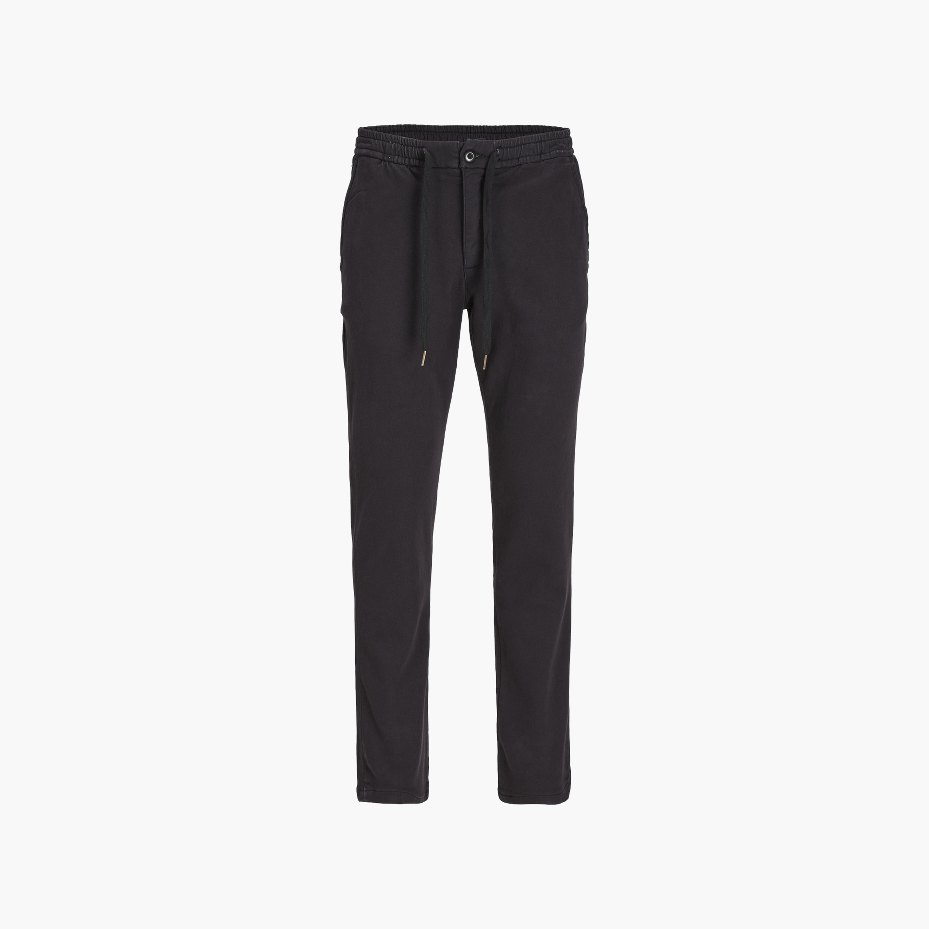 Jack & Jones Plain Mid Waist Drawstring Pants-men-clothing-bottoms-joggers-image-1