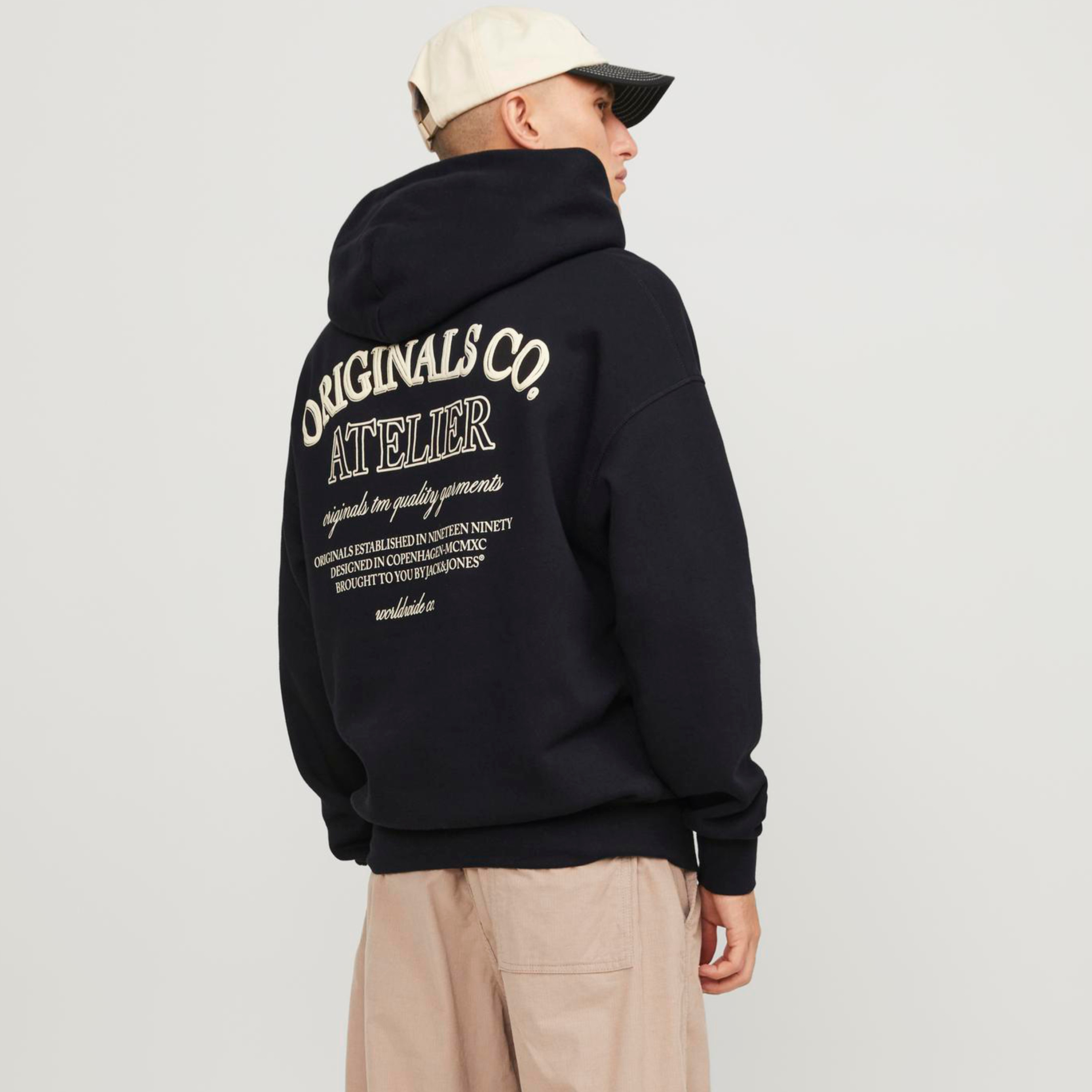 Jack & Jones Printed Hoodie with Kangaroo Pocket-men-winterwear-hoodiesandsweatshirts-image-1