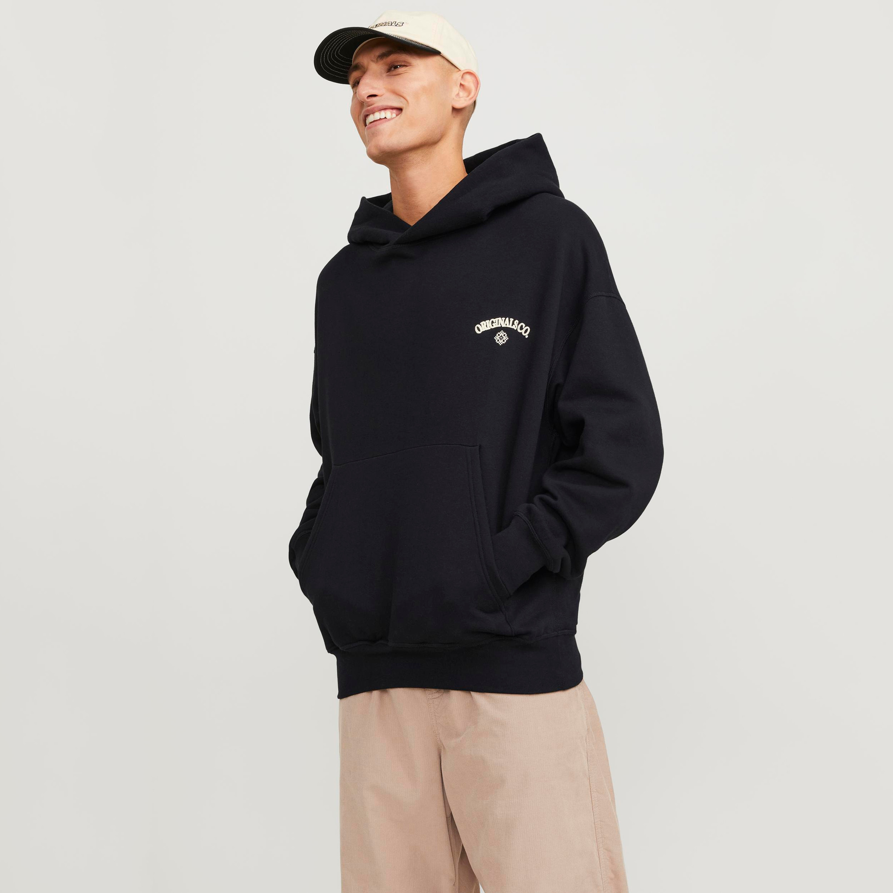 Jack & Jones Printed Hoodie with Kangaroo Pocket-men-winterwear-hoodiesandsweatshirts-image-2