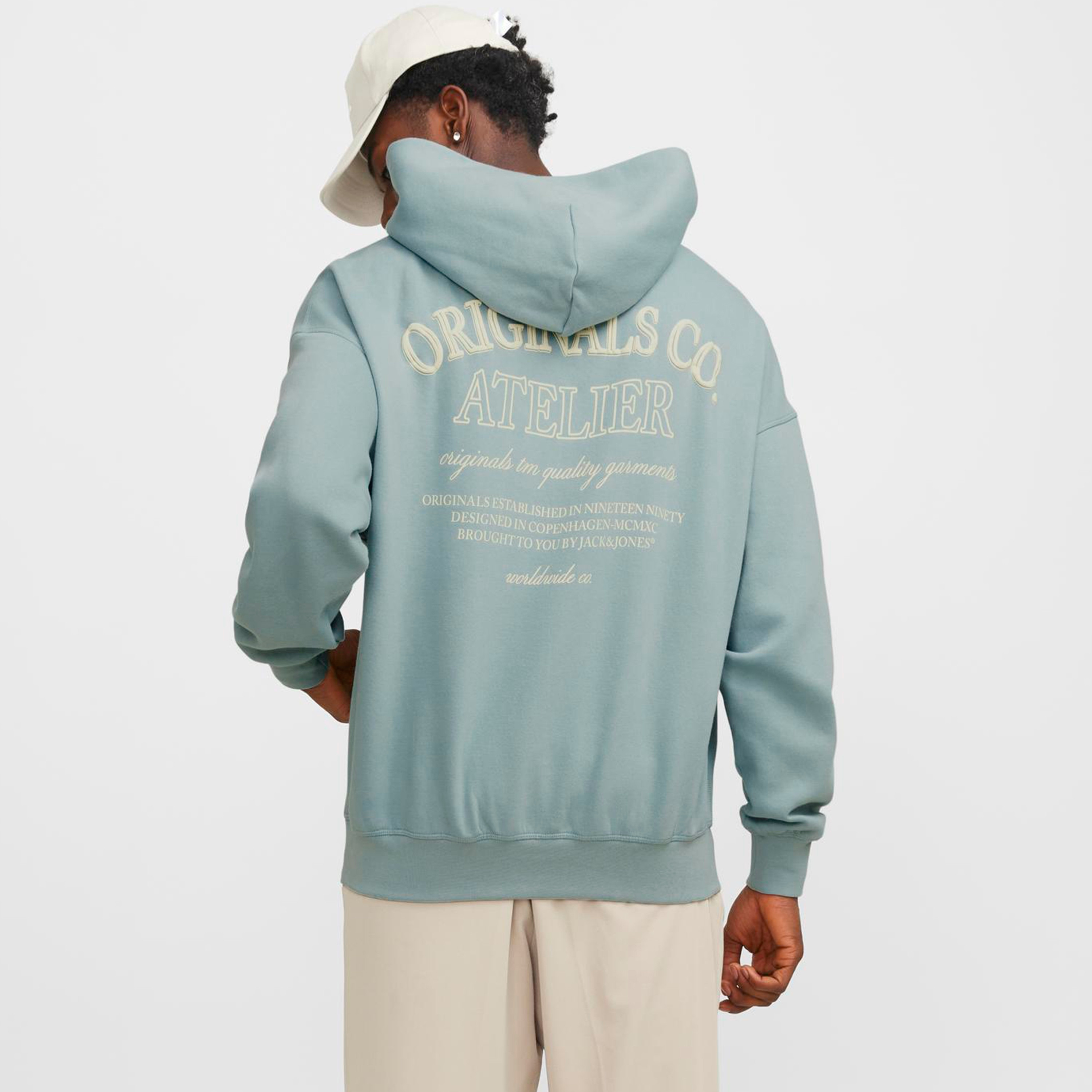 Jack & Jones Printed Hoodie with Kangaroo Pocket-men-winterwear-hoodiesandsweatshirts-image-5
