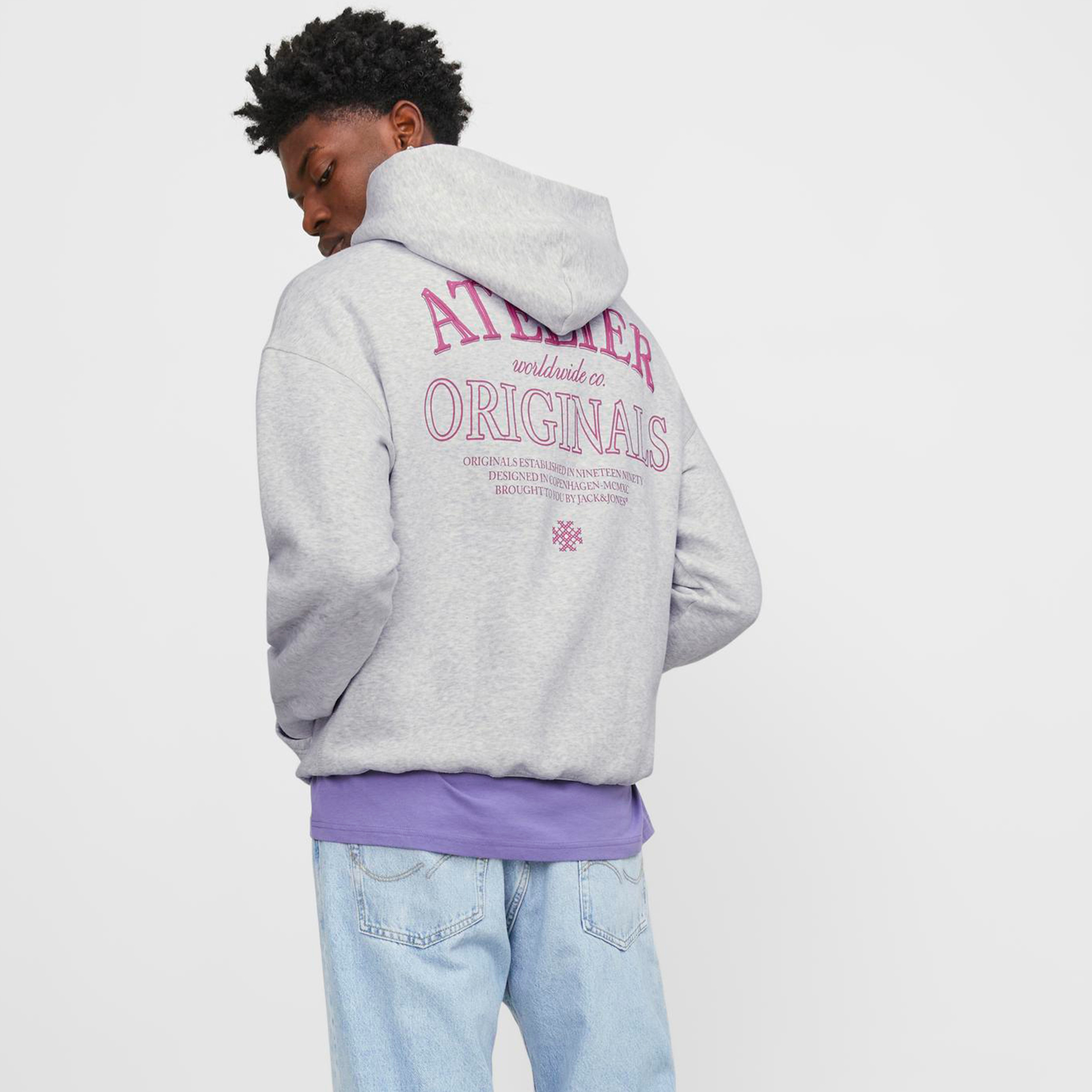Jack & Jones Printed Hoodie with Kangaroo Pocket-men-winterwear-hoodiesandsweatshirts-image-9