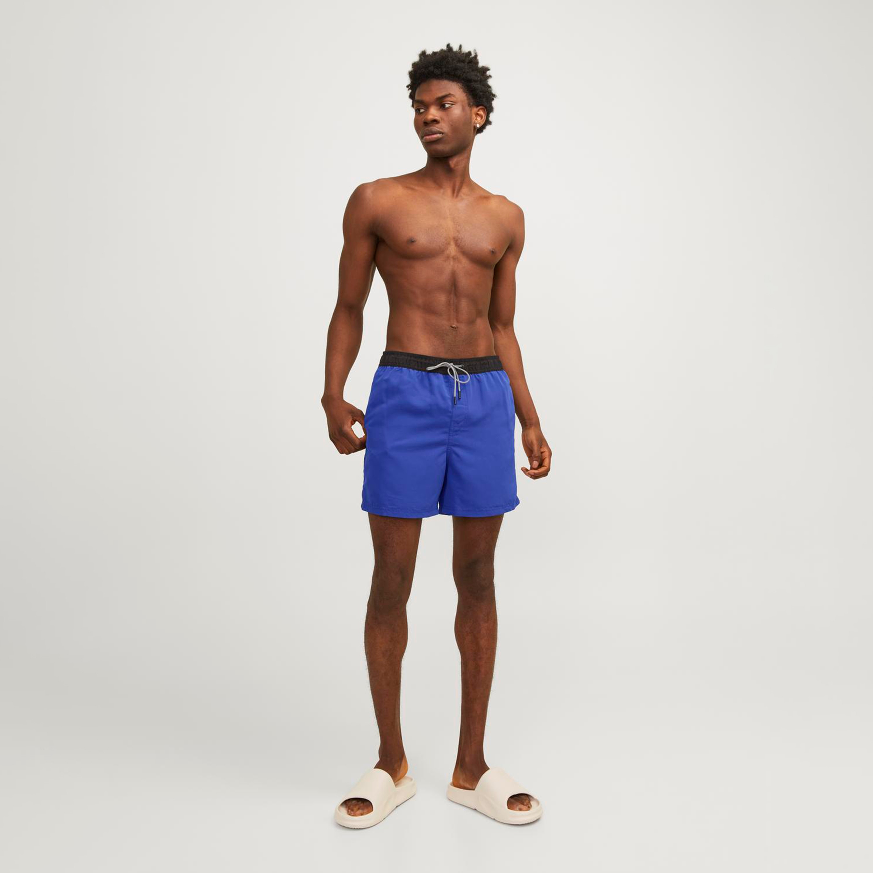 Jack & Jones Logo Drawstring Swim Shorts-men-clothing-swimandbeach-shorts-image-2