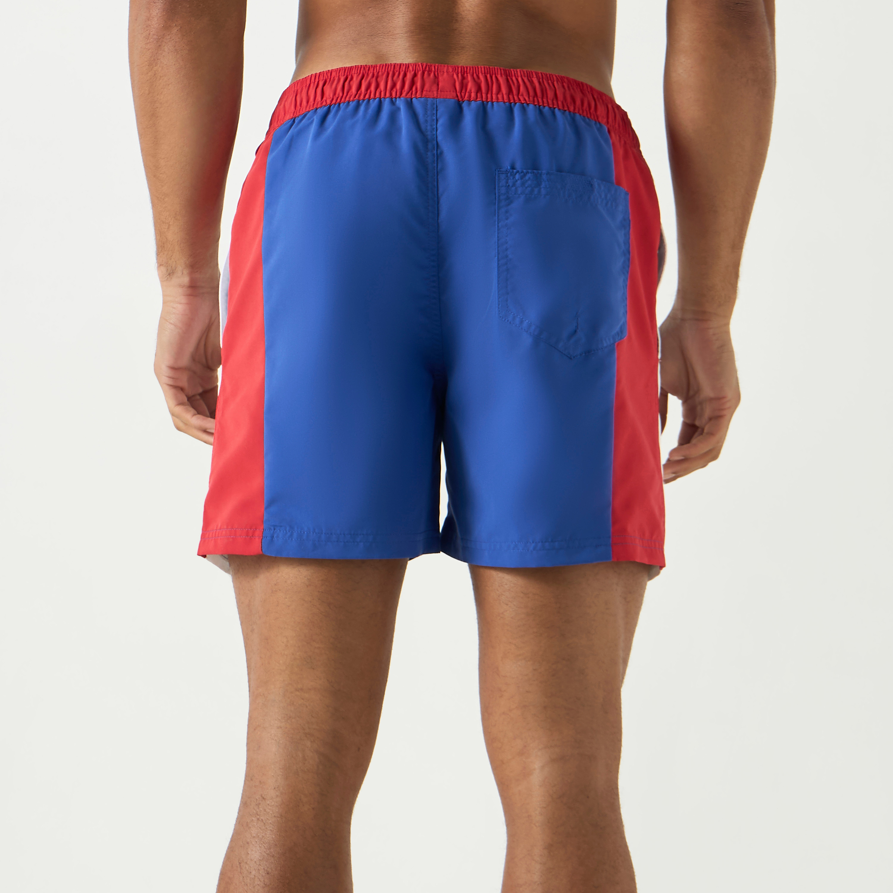 Jack & Jones Colour Blocked Drawstring Swim Shorts-men-clothing-swimandbeach-shorts-image-3