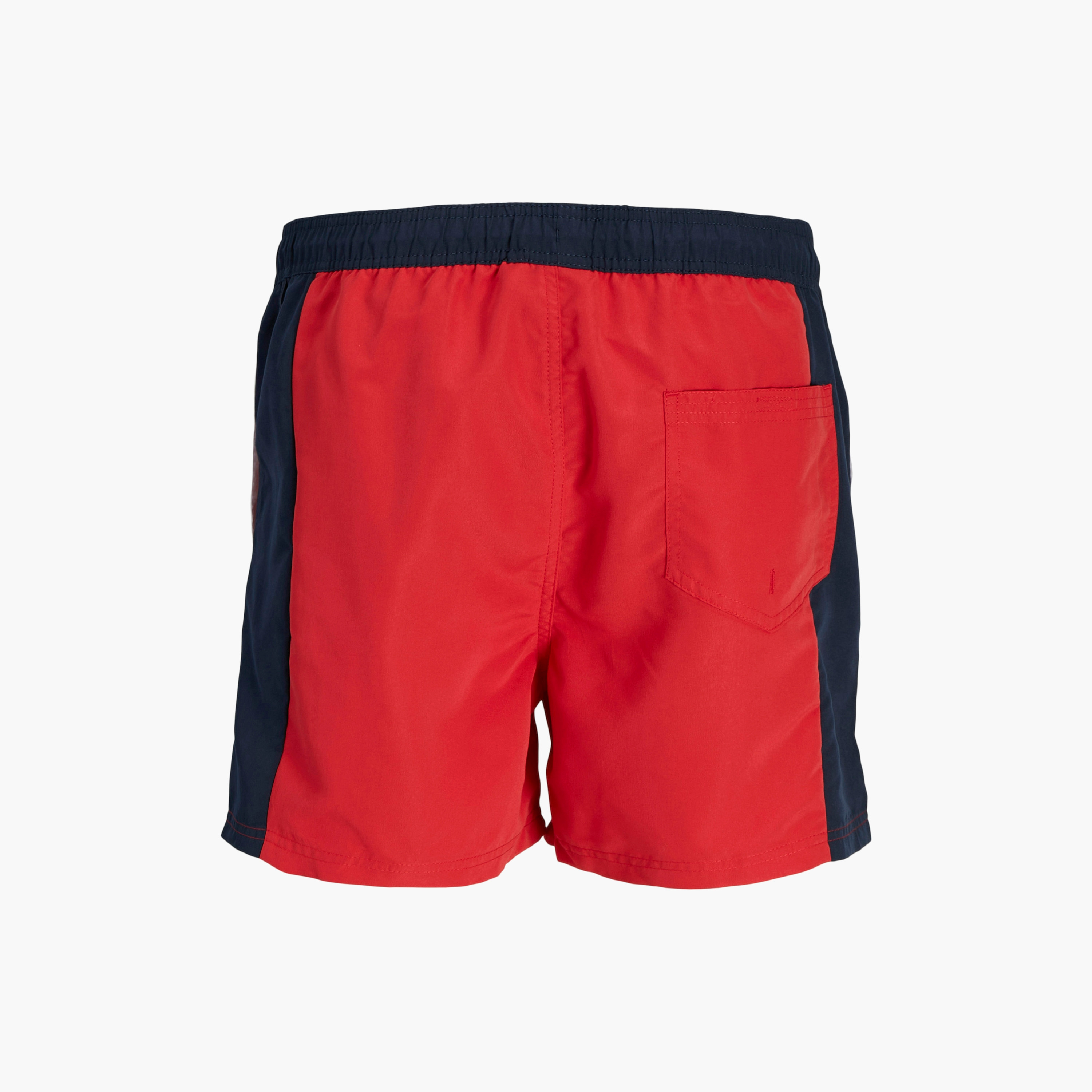 Jack & Jones Colour Blocked Drawstring Swim Shorts-men-clothing-swimandbeach-shorts-image-2
