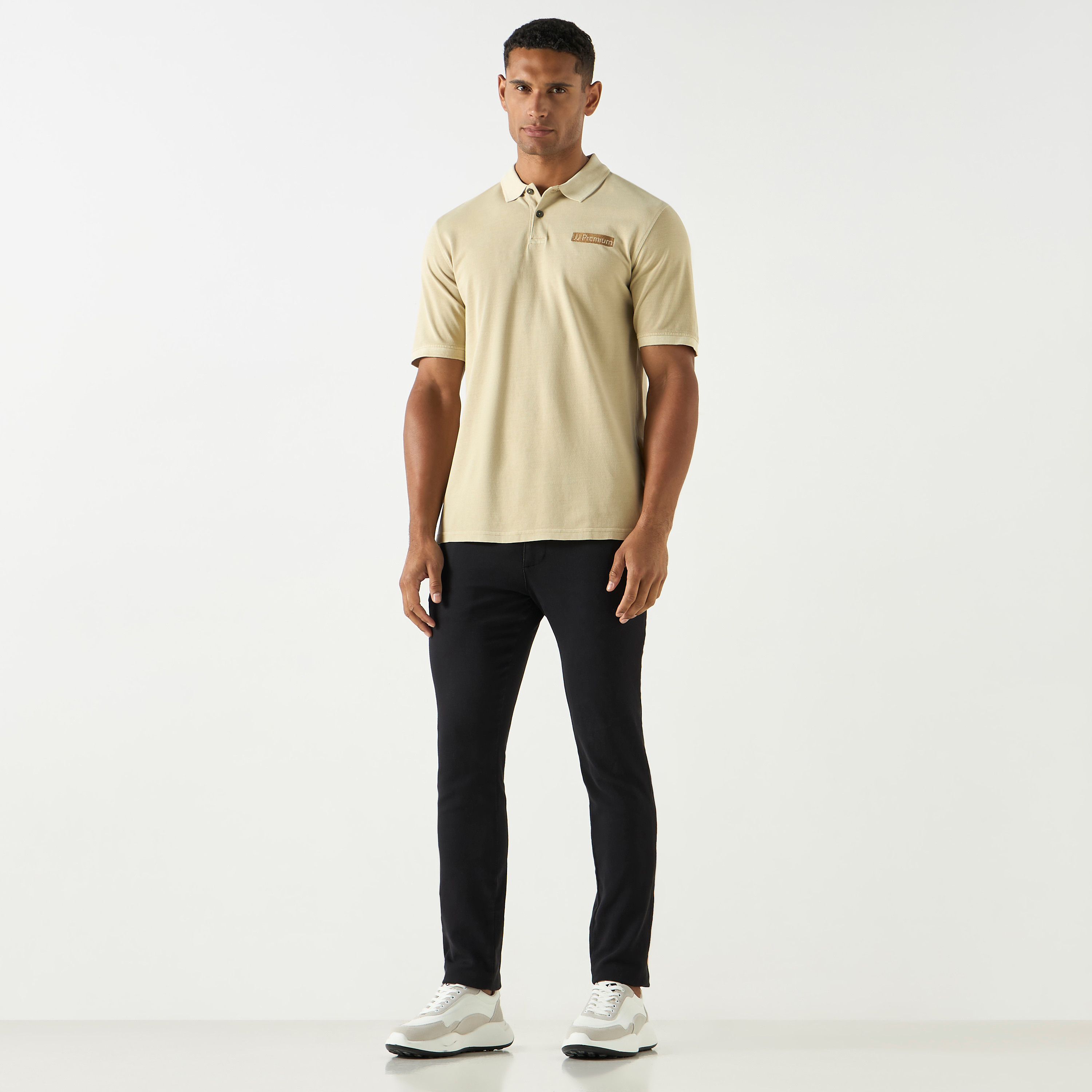 Jack & Jones Premium Logo Collared Short Sleeves Polo T-Shirt-men-clothing-tshirtsandpolos-polos-image-2