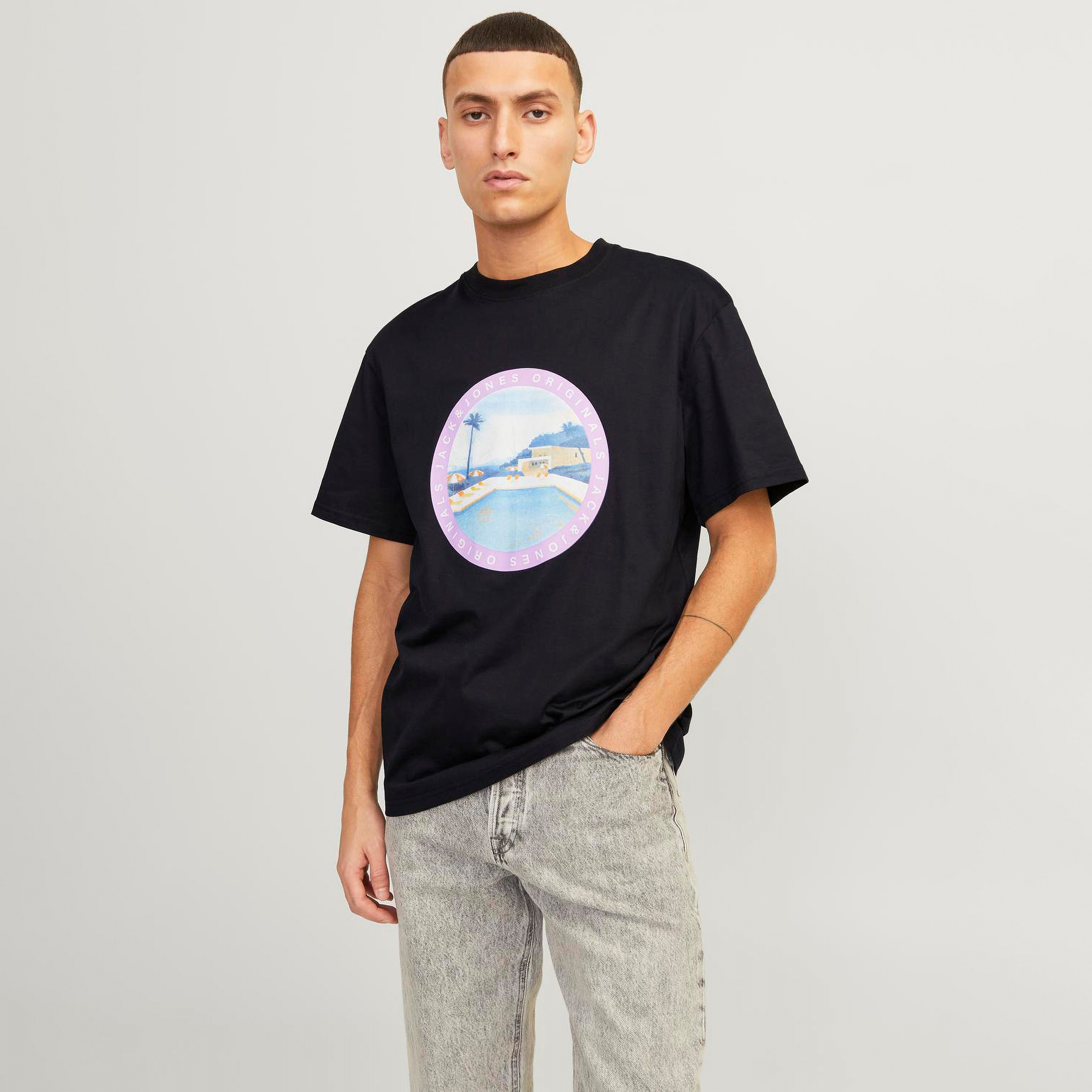 Jack & Jones Graphic Crew Neck Short Sleeves T-Shirt-men-clothing-tshirtsandpolos-tshirts-image-1