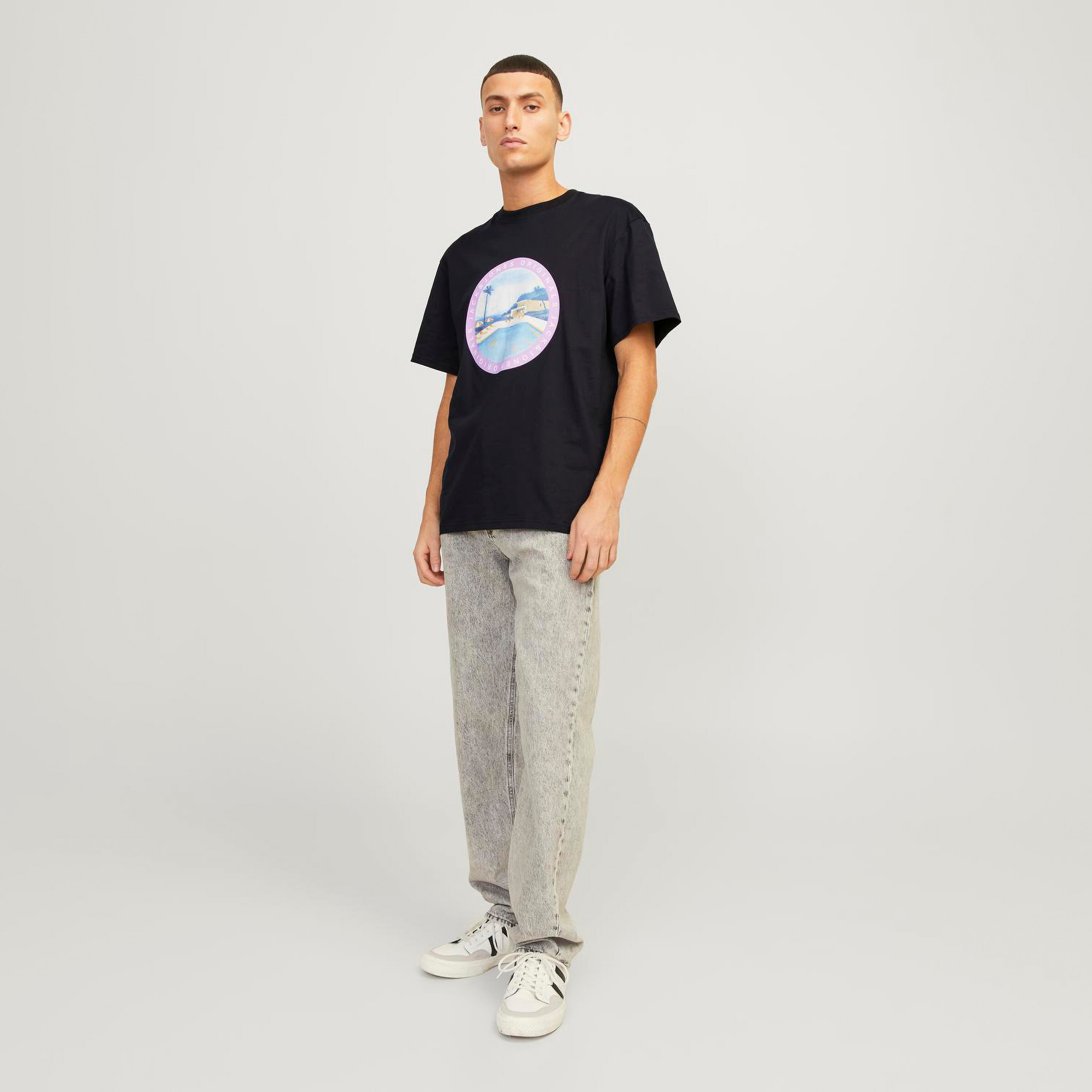 Jack & Jones Graphic Crew Neck Short Sleeves T-Shirt-men-clothing-tshirtsandpolos-tshirts-image-2