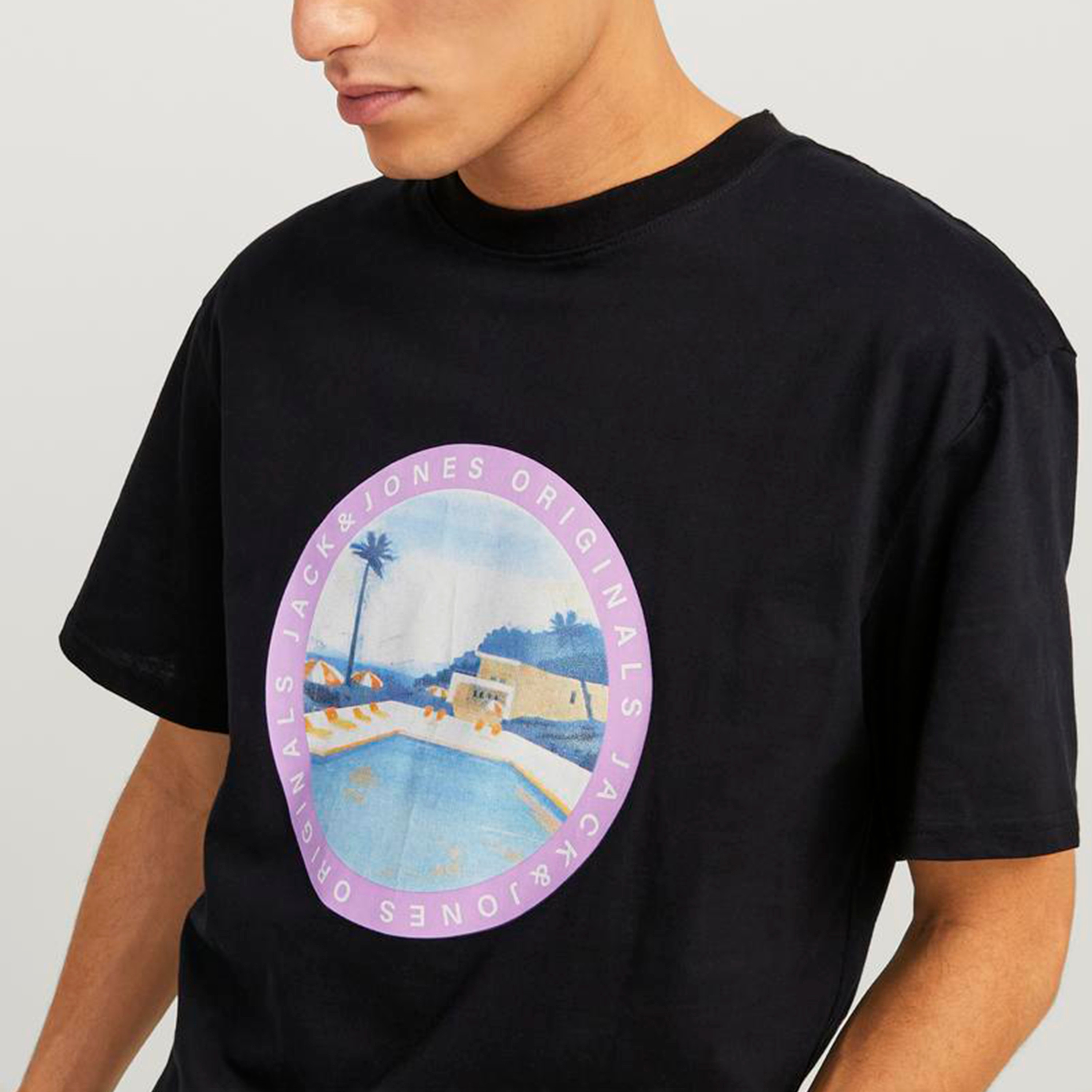 Jack & Jones Graphic Crew Neck Short Sleeves T-Shirt-men-clothing-tshirtsandpolos-tshirts-image-3