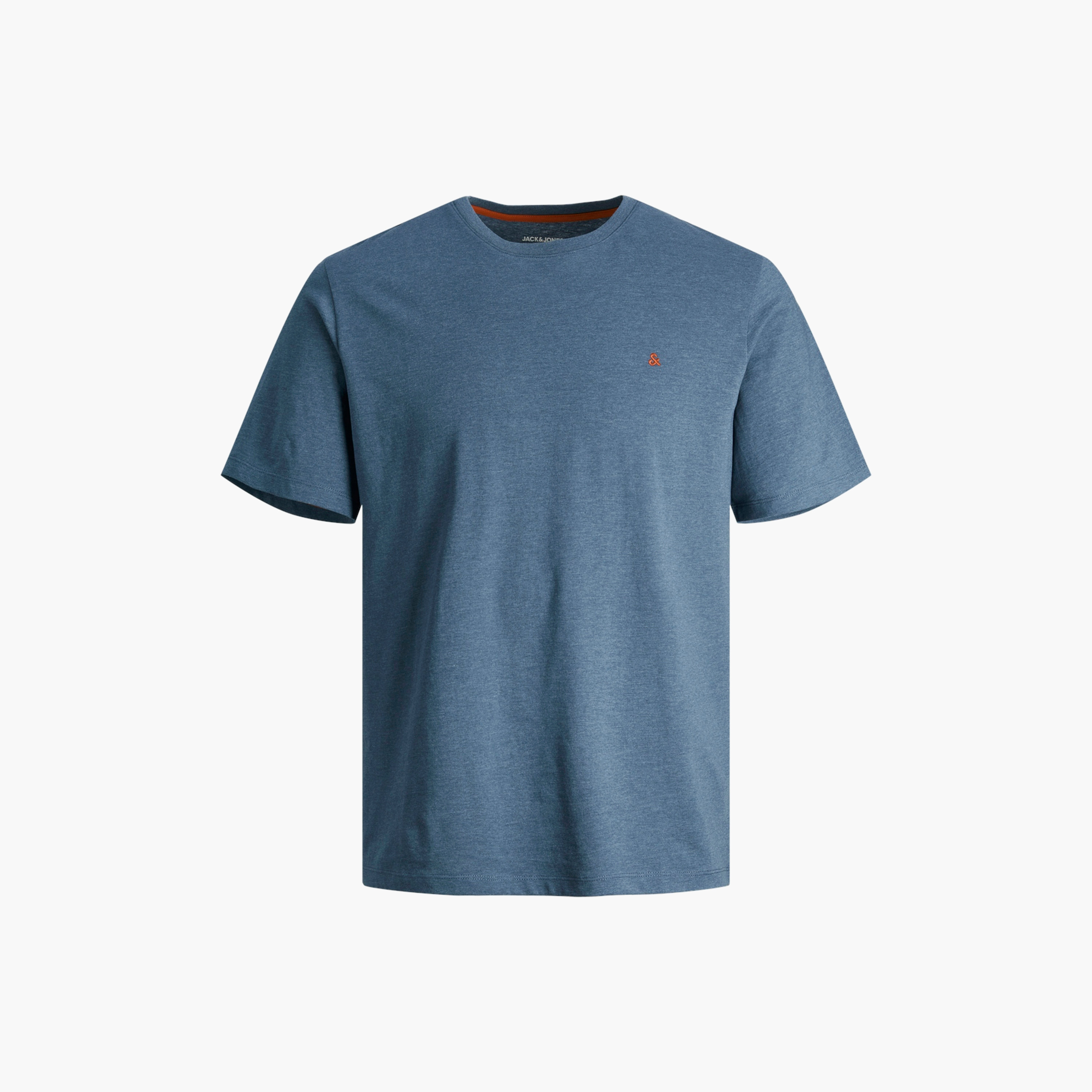 تي شيرت رجالي بأكمام قصيرة وياقة دائرية وشعار مطرز من جاك اند جونز، مقاس كبير-men-clothing-tshirtsandpolos-tshirts-image-14