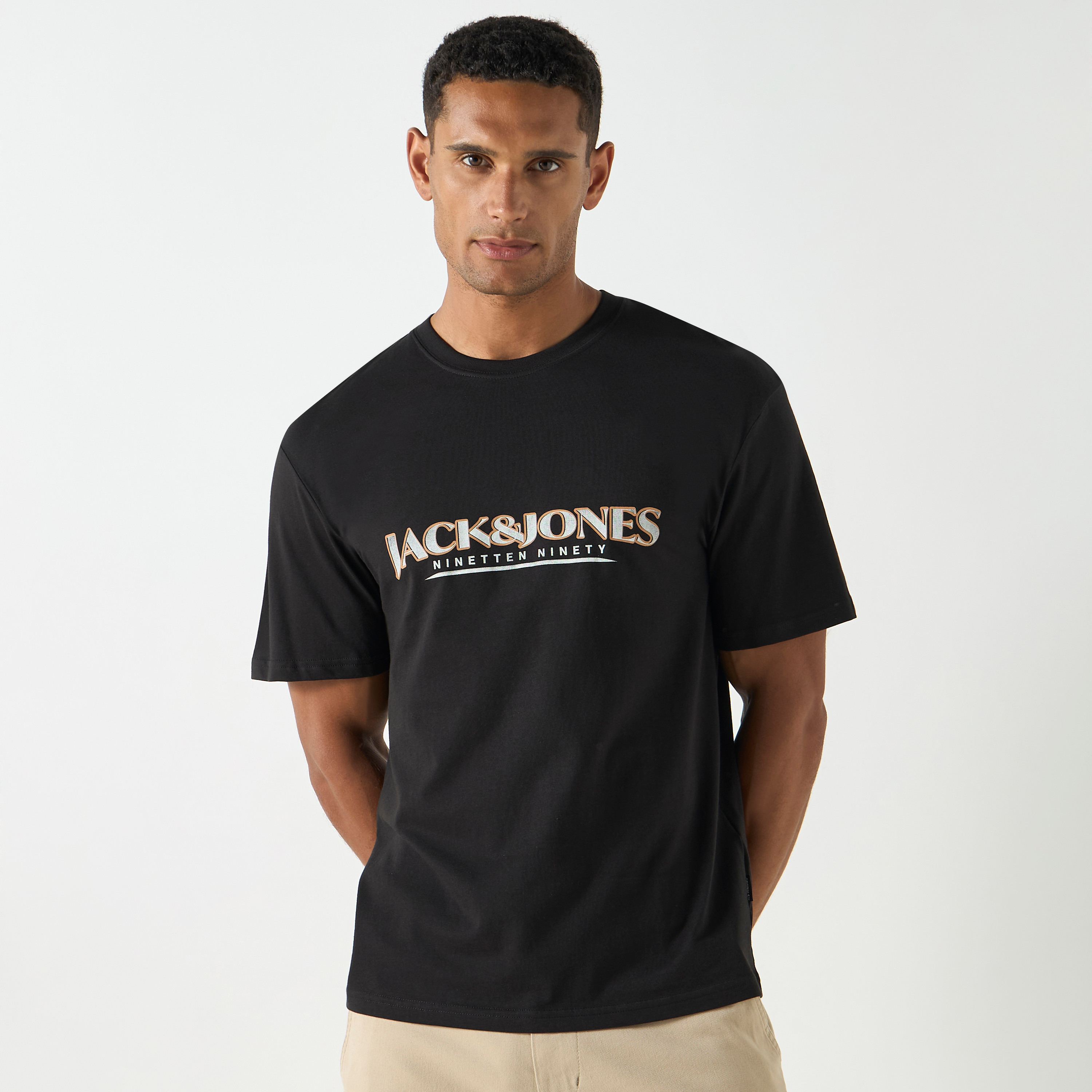 Jack & Jones Printed Crew Neck Short Sleeves T-Shirt-men-clothing-tshirtsandpolos-tshirts-image-1