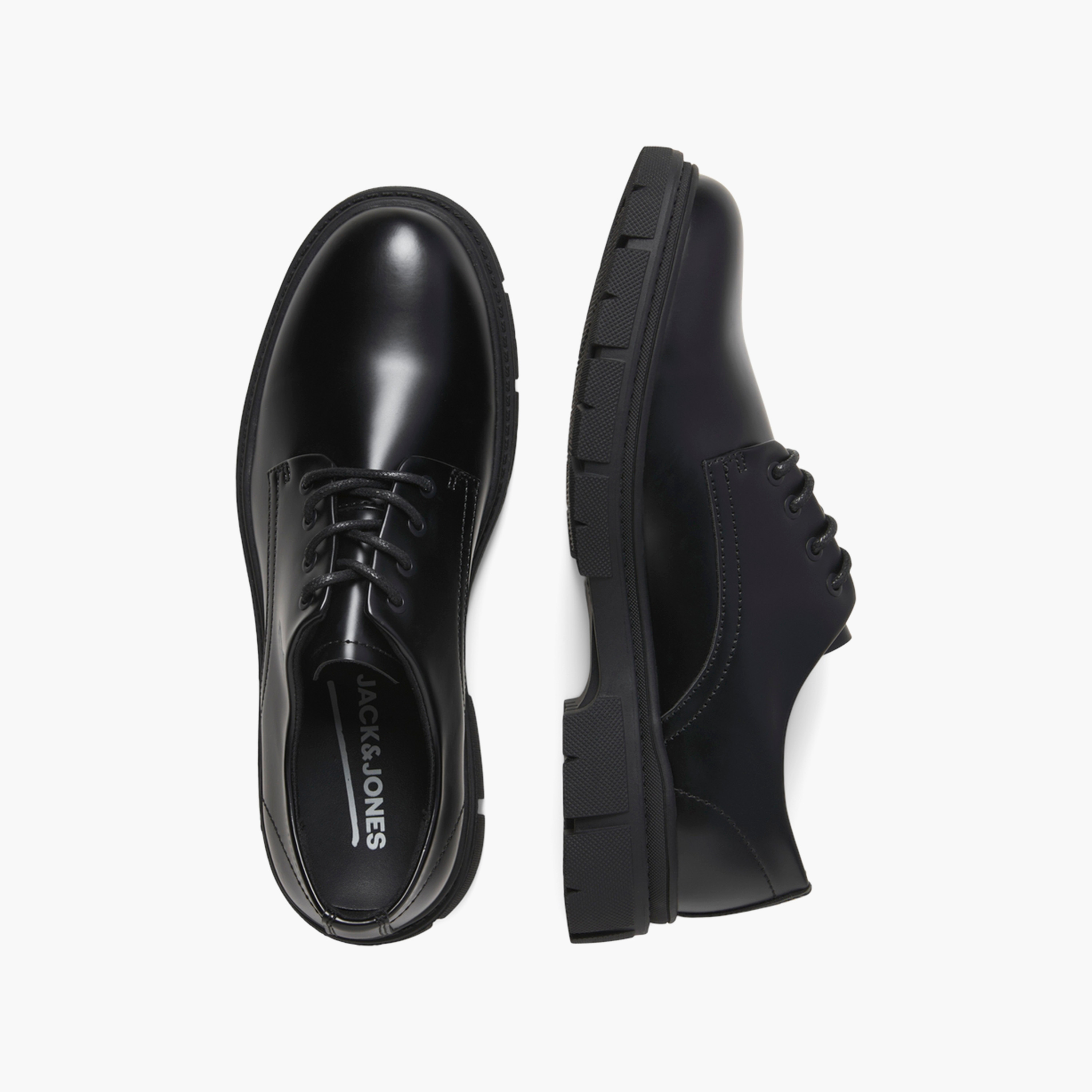 حذاء ديربي برباط للرجال من جاك آند جونز  | 12253995-men-shoes-formalshoes-image-3