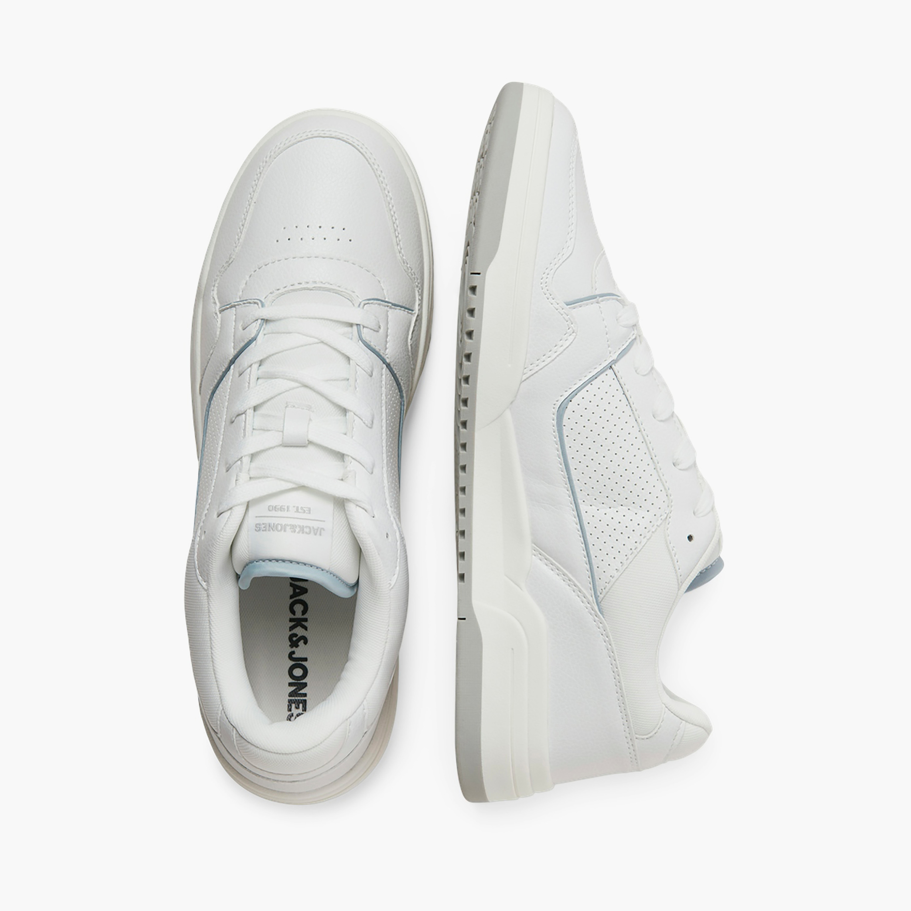 Jack & Jones Men's Low Top Lace-Up Sneakers | 12254003-men-shoes-sneakers-image-3