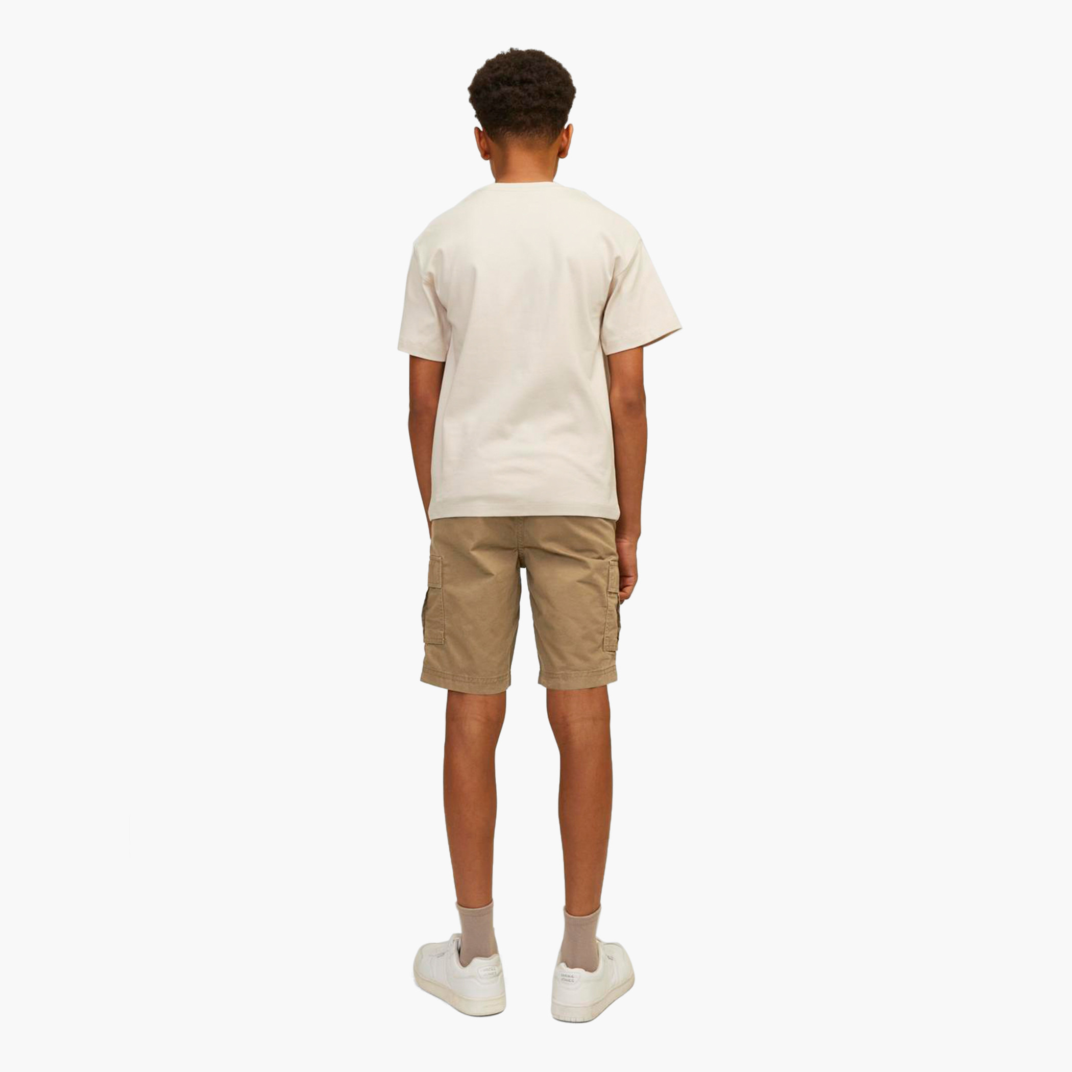 Jack & Jones Junior Solid Cargo Shorts-boys-clothing-bottoms-shorts-image-6