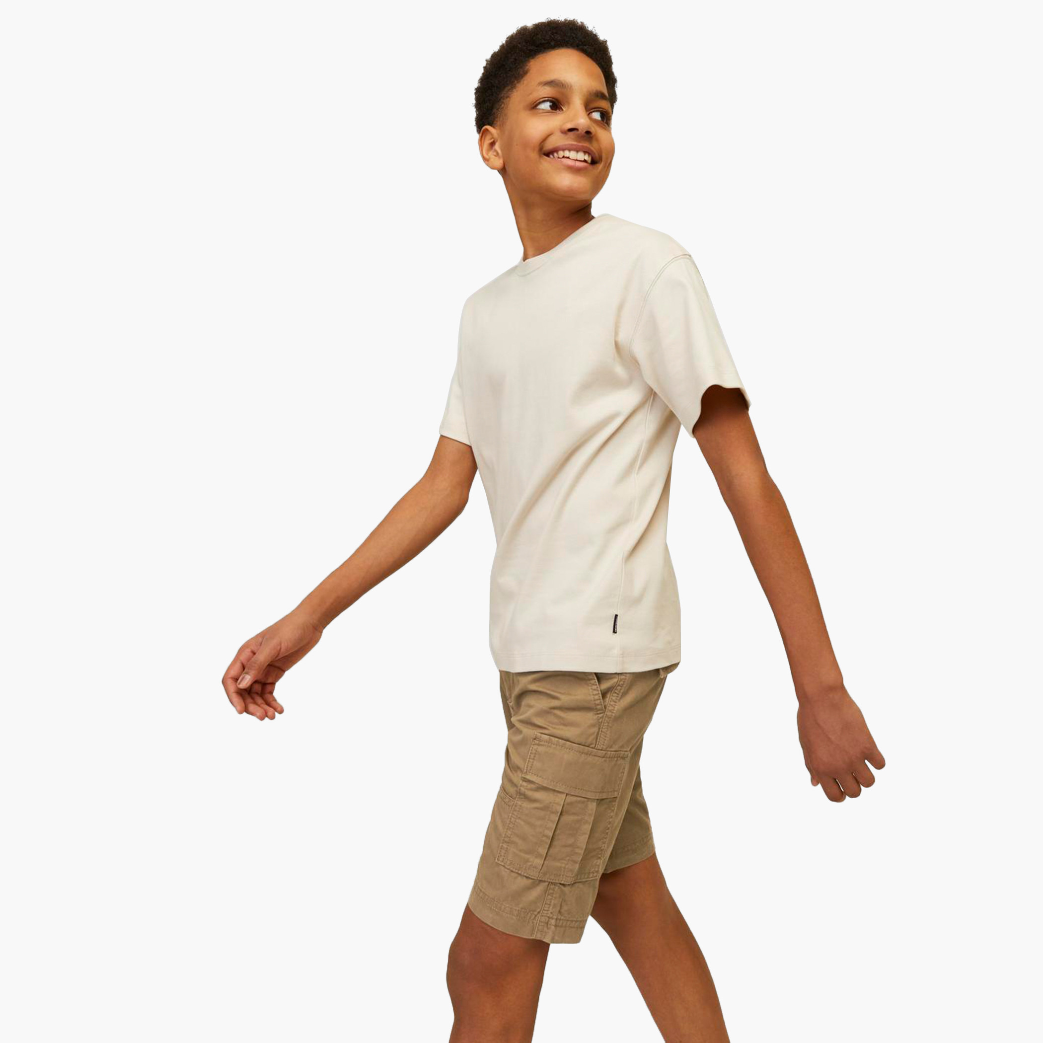 Jack & Jones Junior Solid Cargo Shorts-boys-clothing-bottoms-shorts-image-8