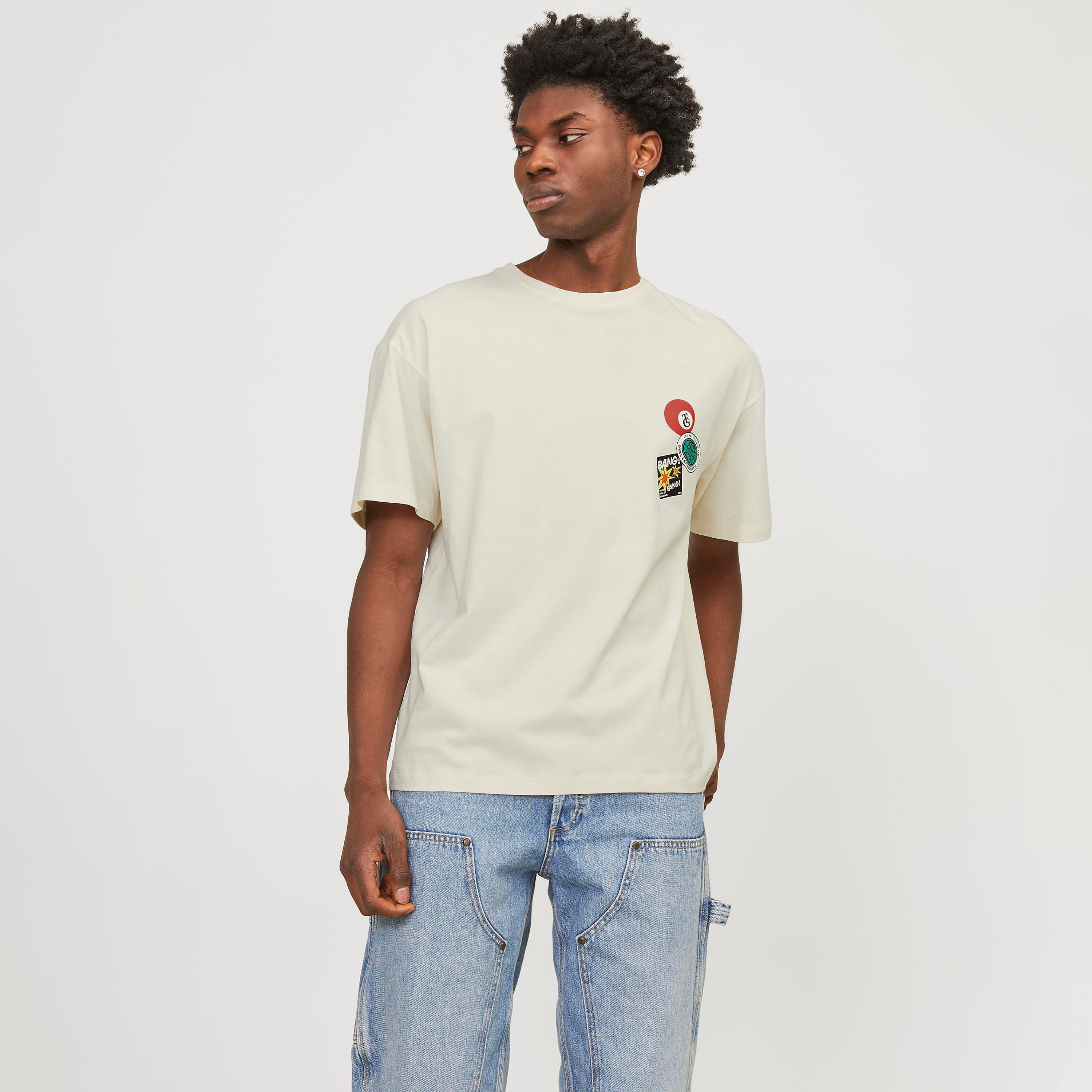 Jack & Jones Printed Crew Neck Short Sleeves Oversized T-Shirt-men-clothing-tshirtsandpolos-tshirts-image-2