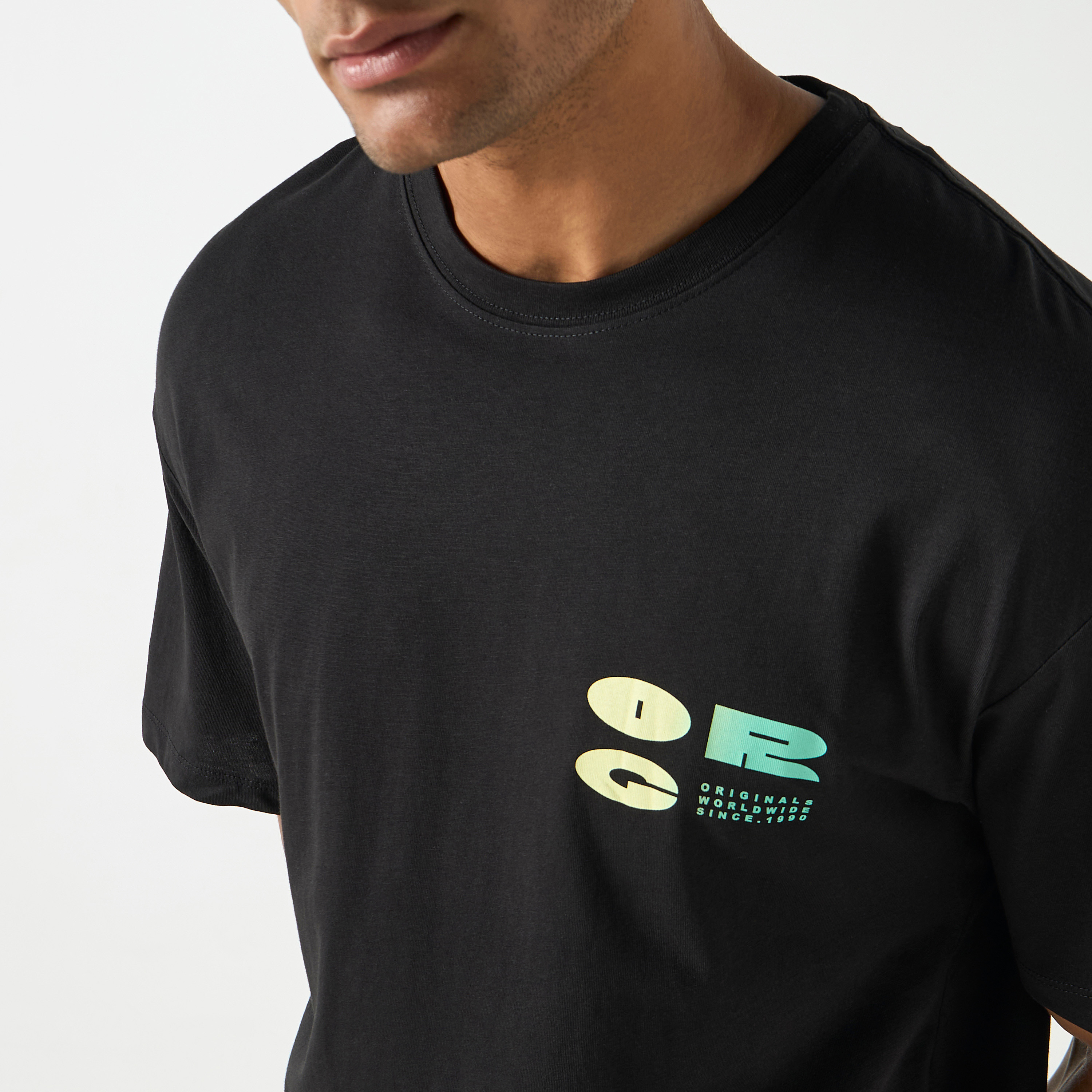 Jack & Jones Graphic Crew Neck Short Sleeves T-Shirt-men-clothing-tshirtsandpolos-tshirts-image-4