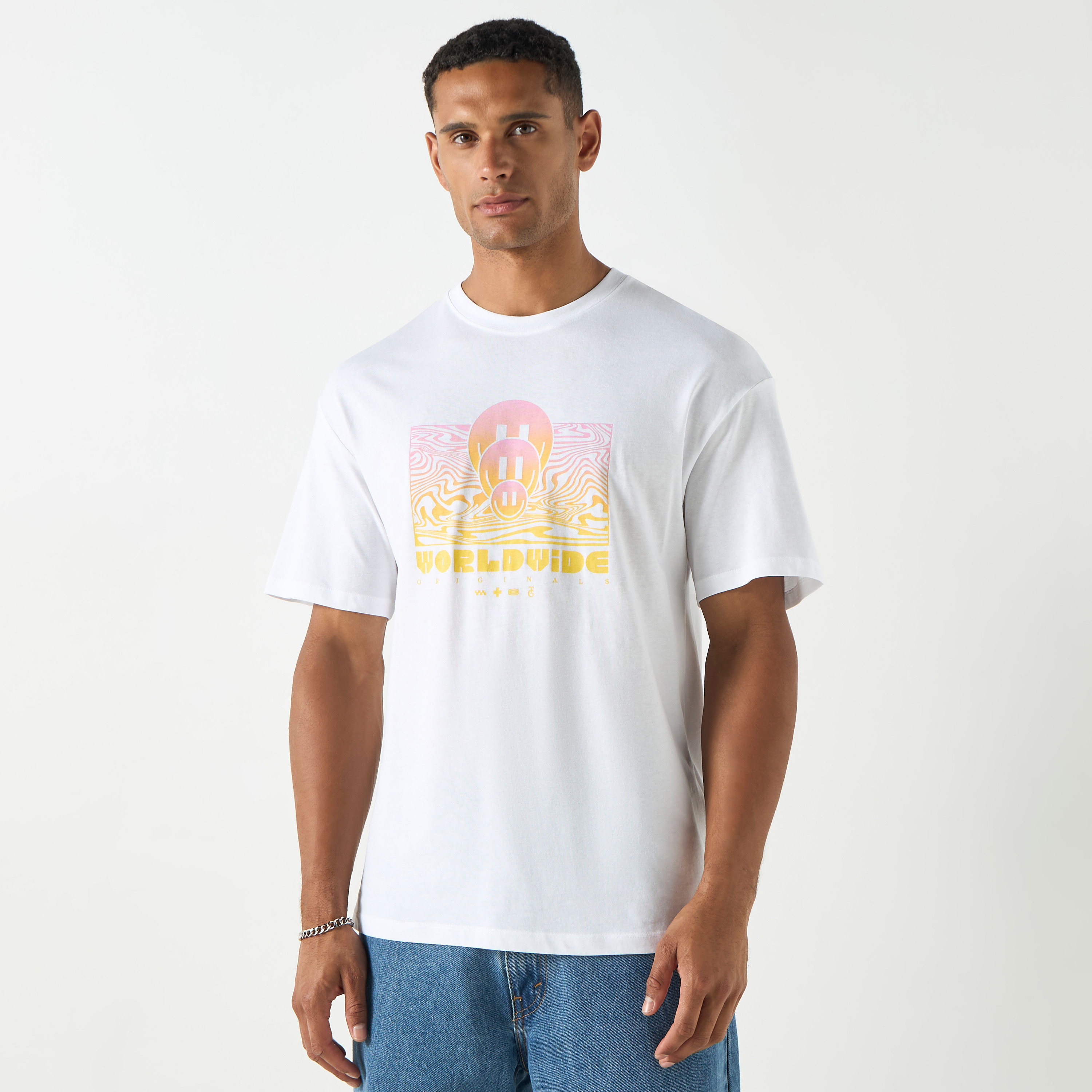 Jack & Jones Graphic Crew Neck Short Sleeves T-Shirt-men-clothing-tshirtsandpolos-tshirts-image-1